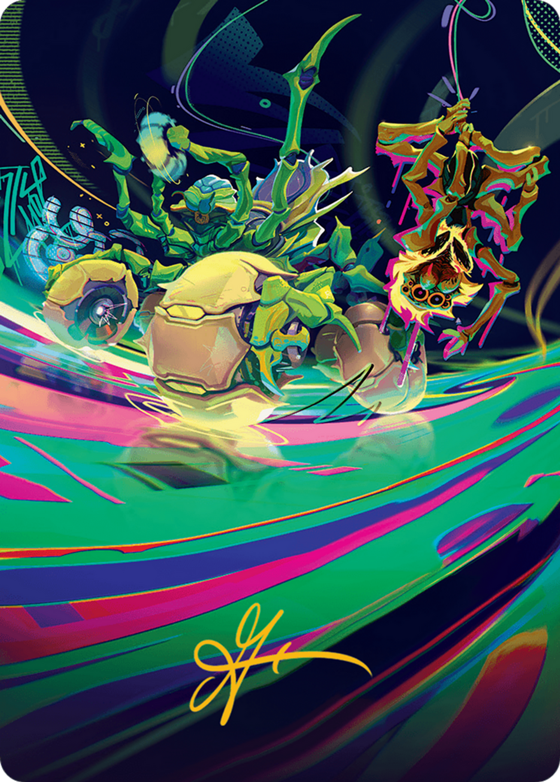 Thundering Broodwagon — Aetherdrift Art Series — Magic: The Gathering