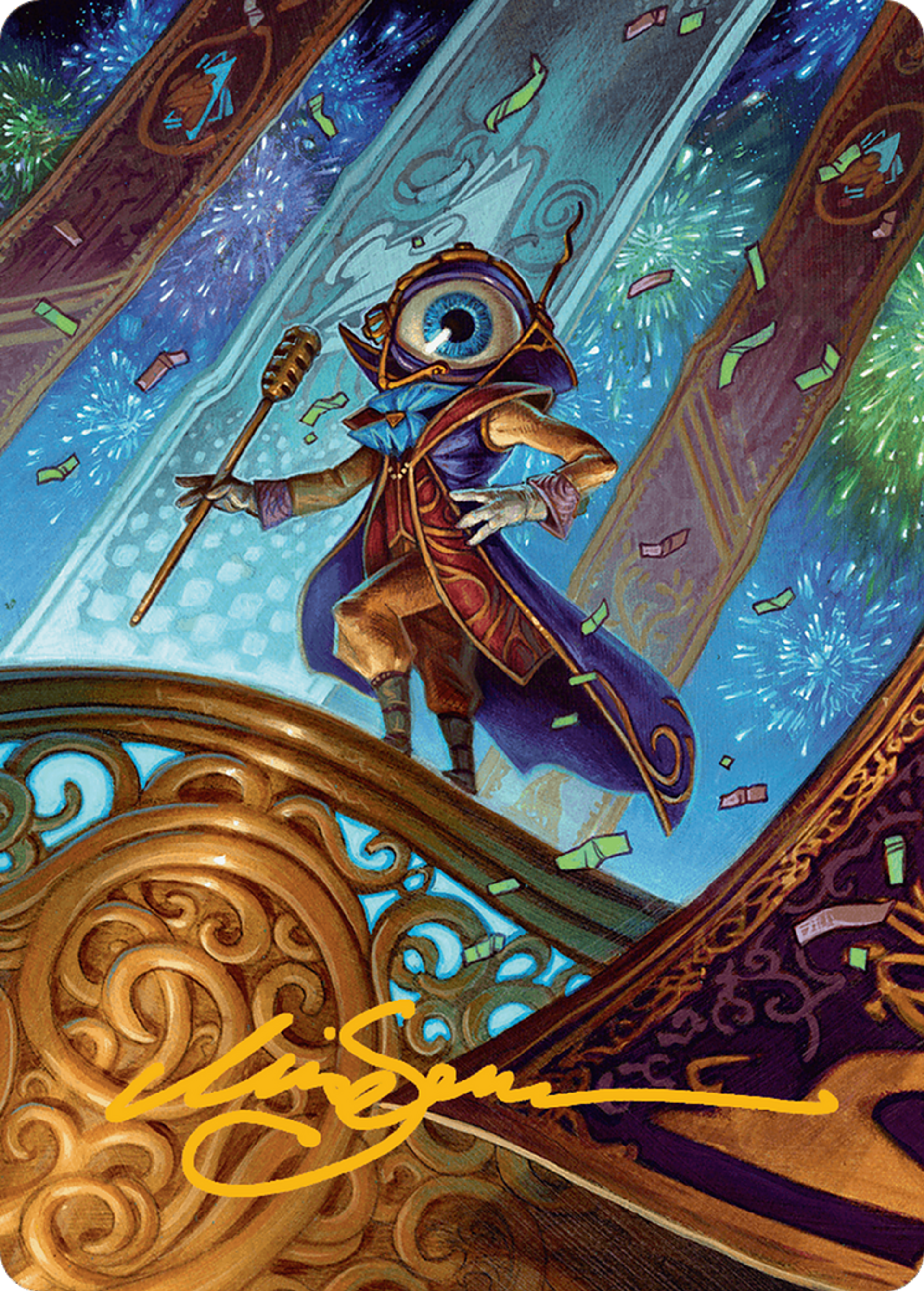 Vnwxt, Verbose Host — Aetherdrift Art Series — Magic: The Gathering