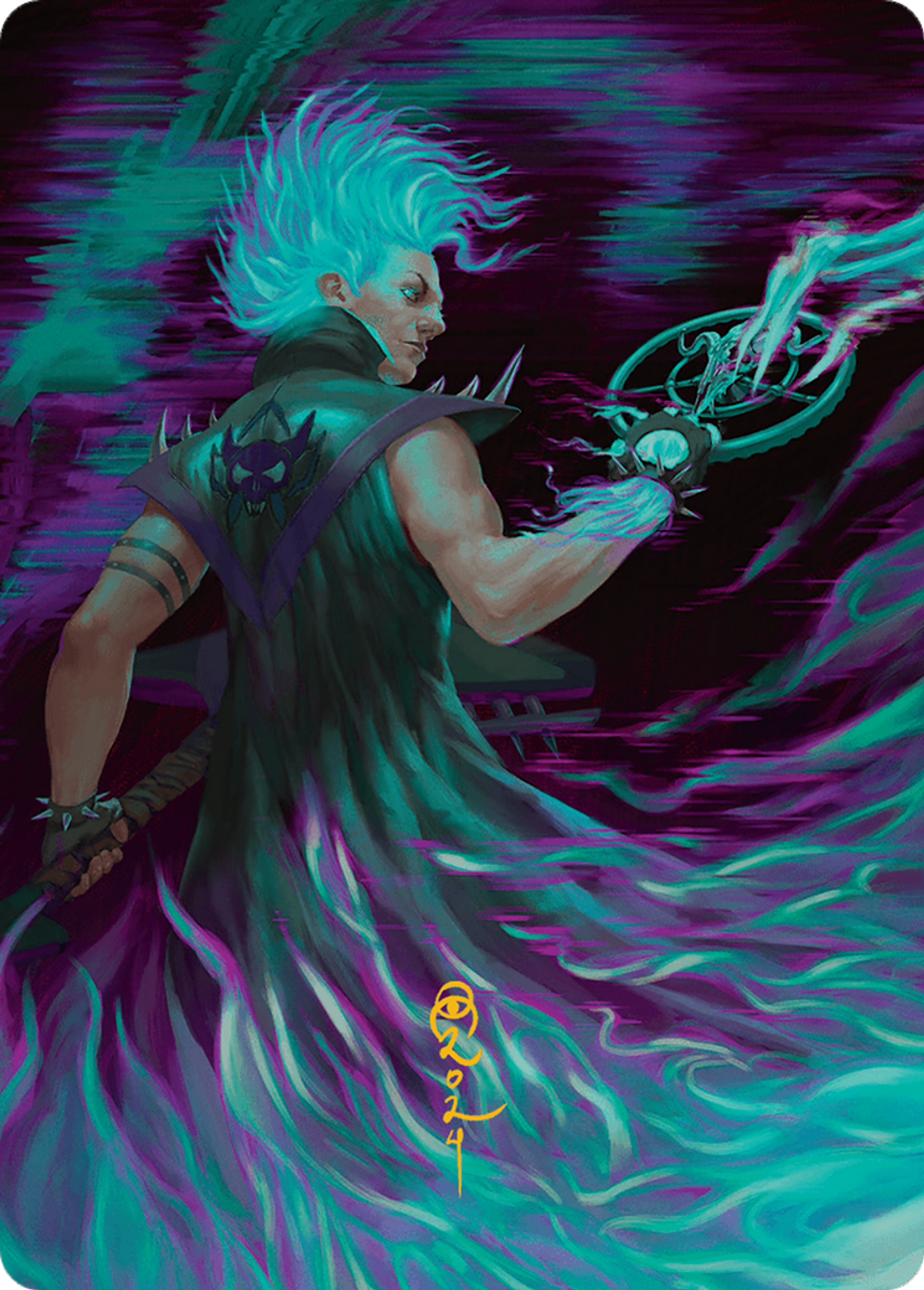 Winter, Cursed Rider — Aetherdrift Art Series — Magic: The Gathering