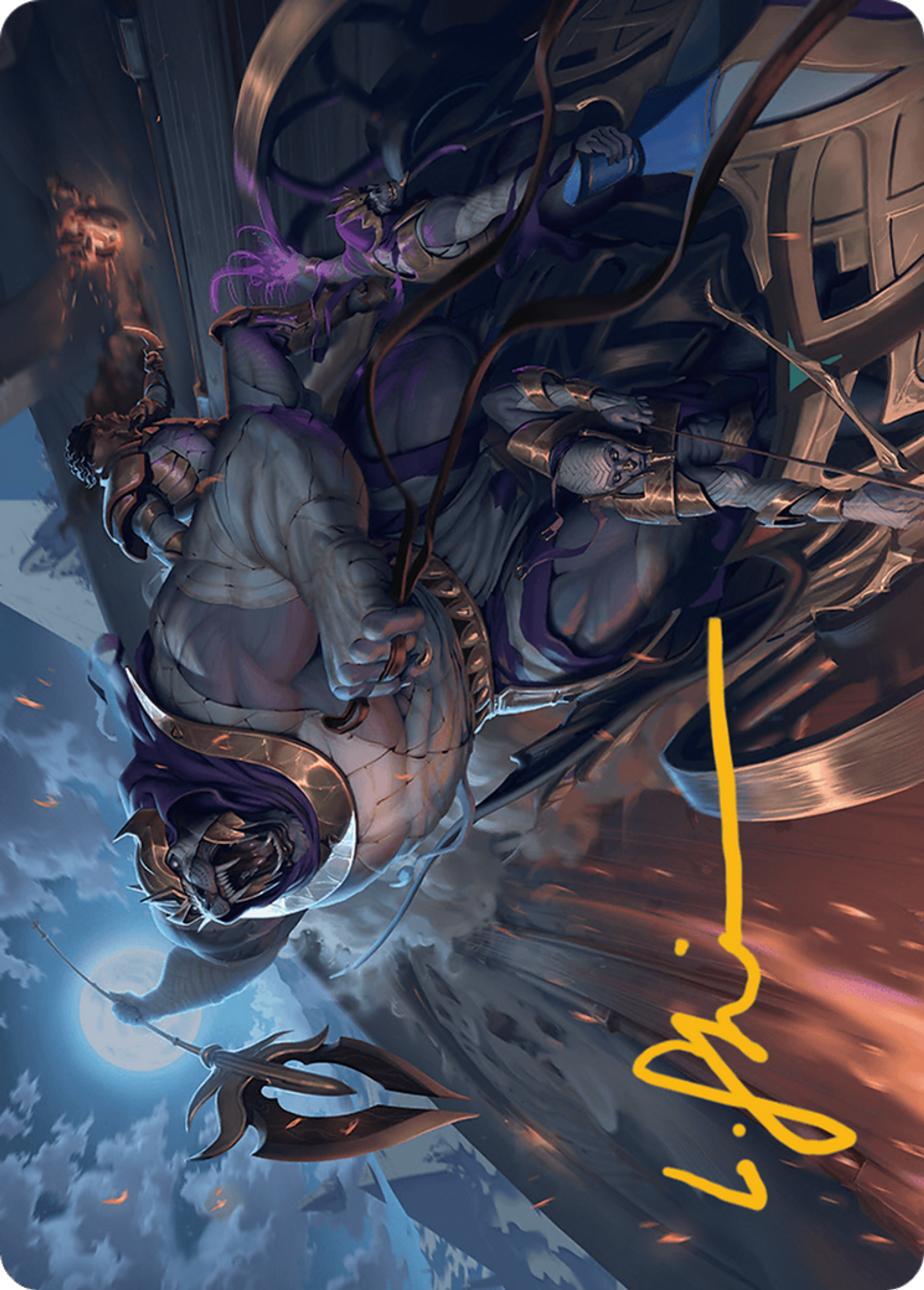 Zahur, Glory's Past — Aetherdrift Art Series — Magic: The Gathering
