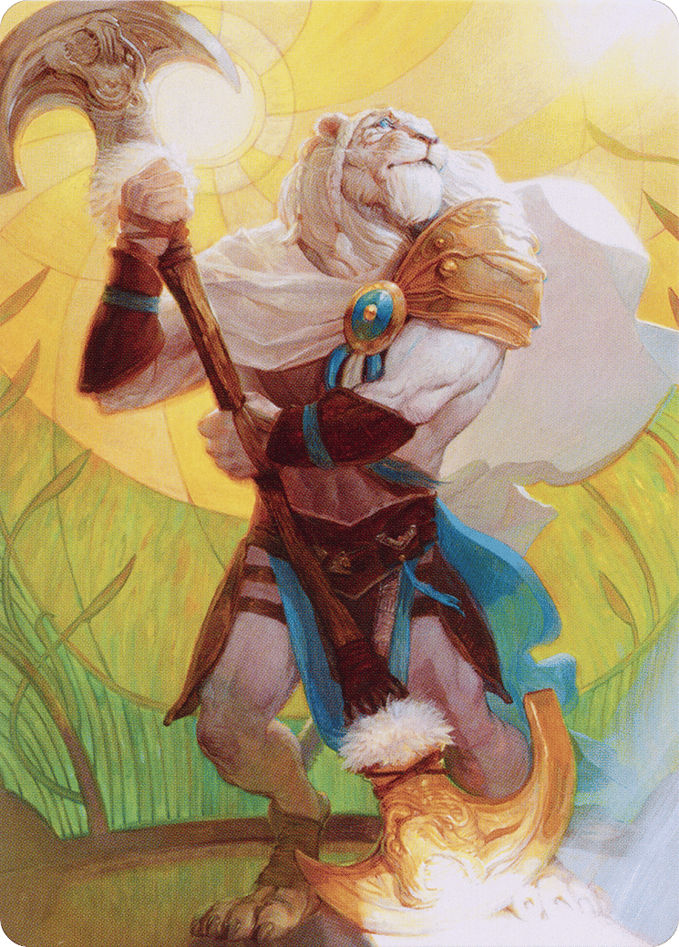 Ajani, Sleeper Agent — Dominaria United Art Series — Magic: The Gathering