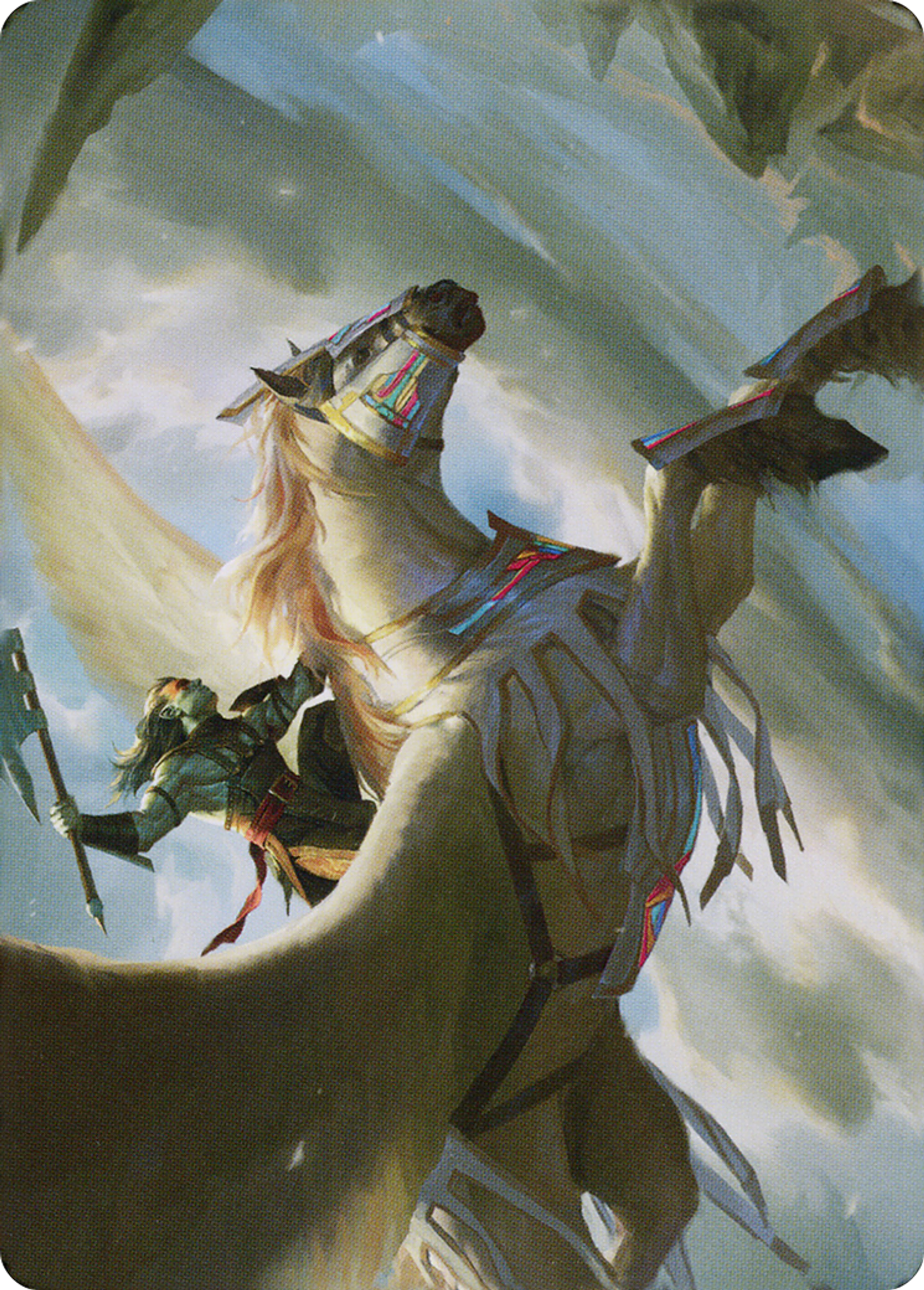 Cleaving Skyrider — Dominaria United Art Series — Magic: The Gathering