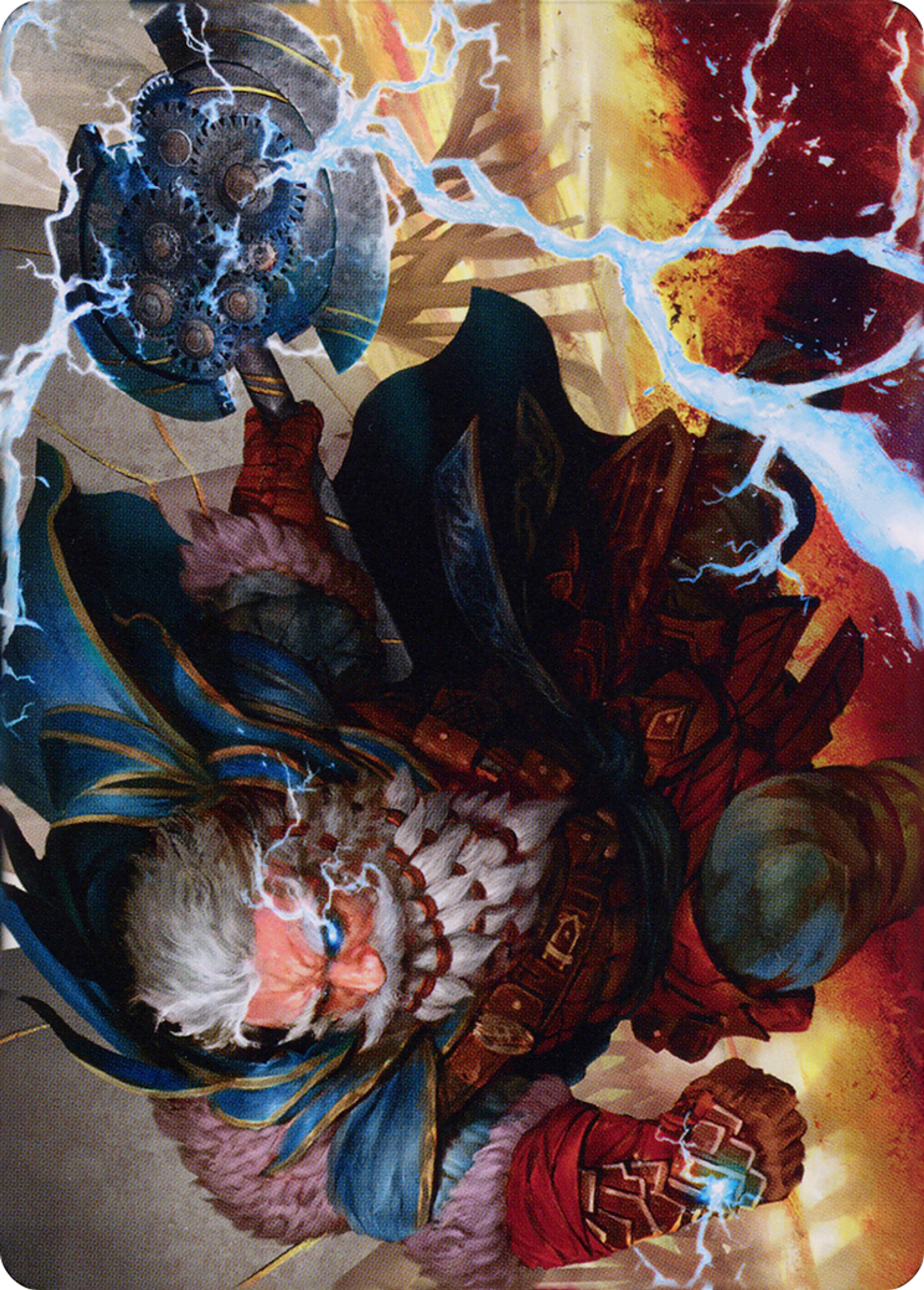 Electrostatic Infantry — Dominaria United Art Series — Magic: The Gathering