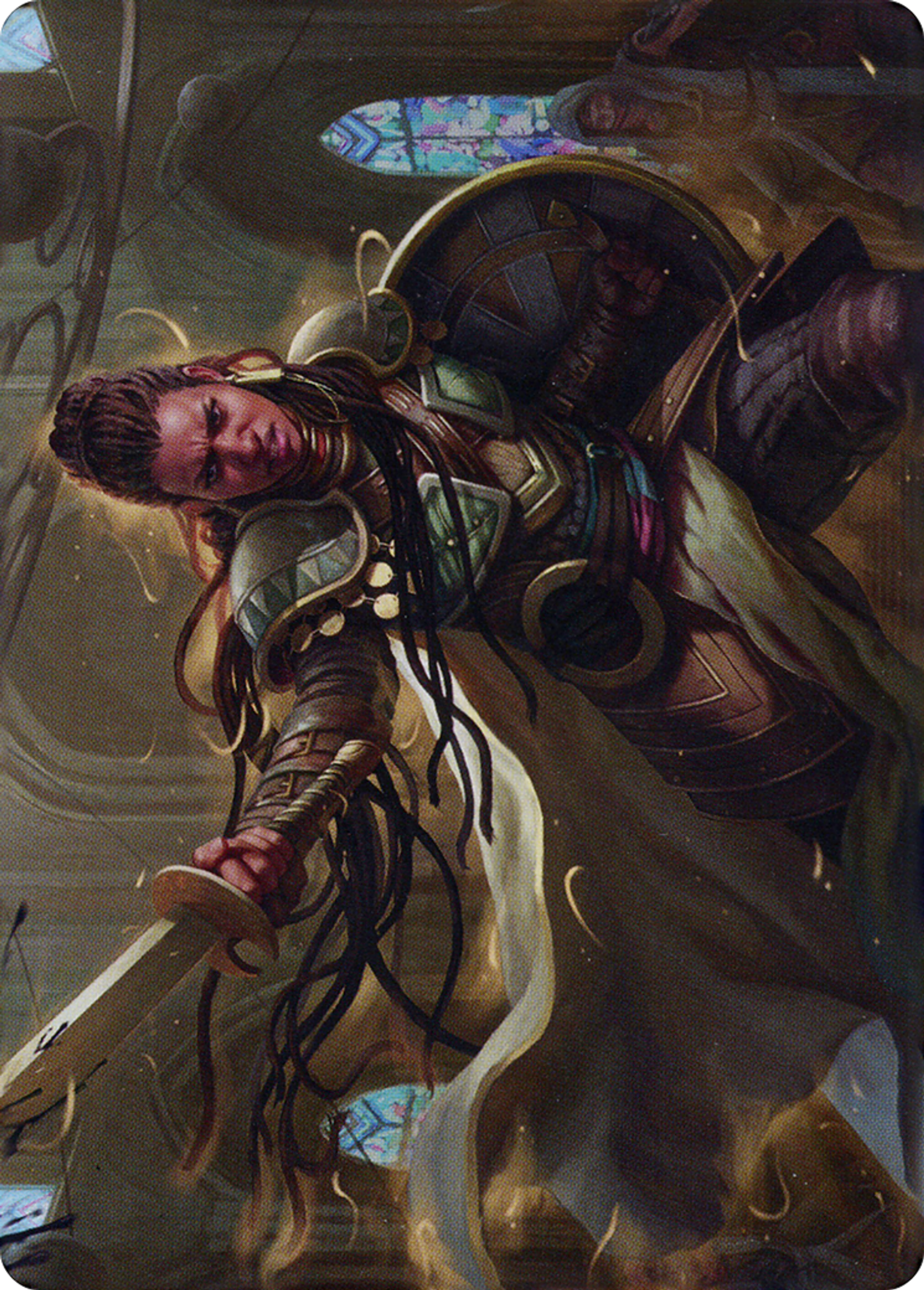 Shanna, Purifying Blade — Dominaria United Art Series — Magic: The Gathering