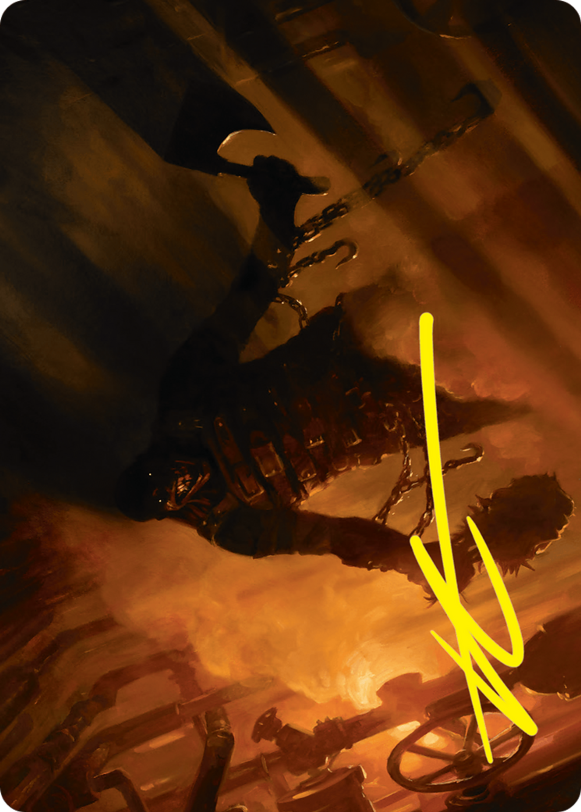 Boilerbilges Ripper — Duskmourn: House of Horror Art Series — Magic: The Gathering