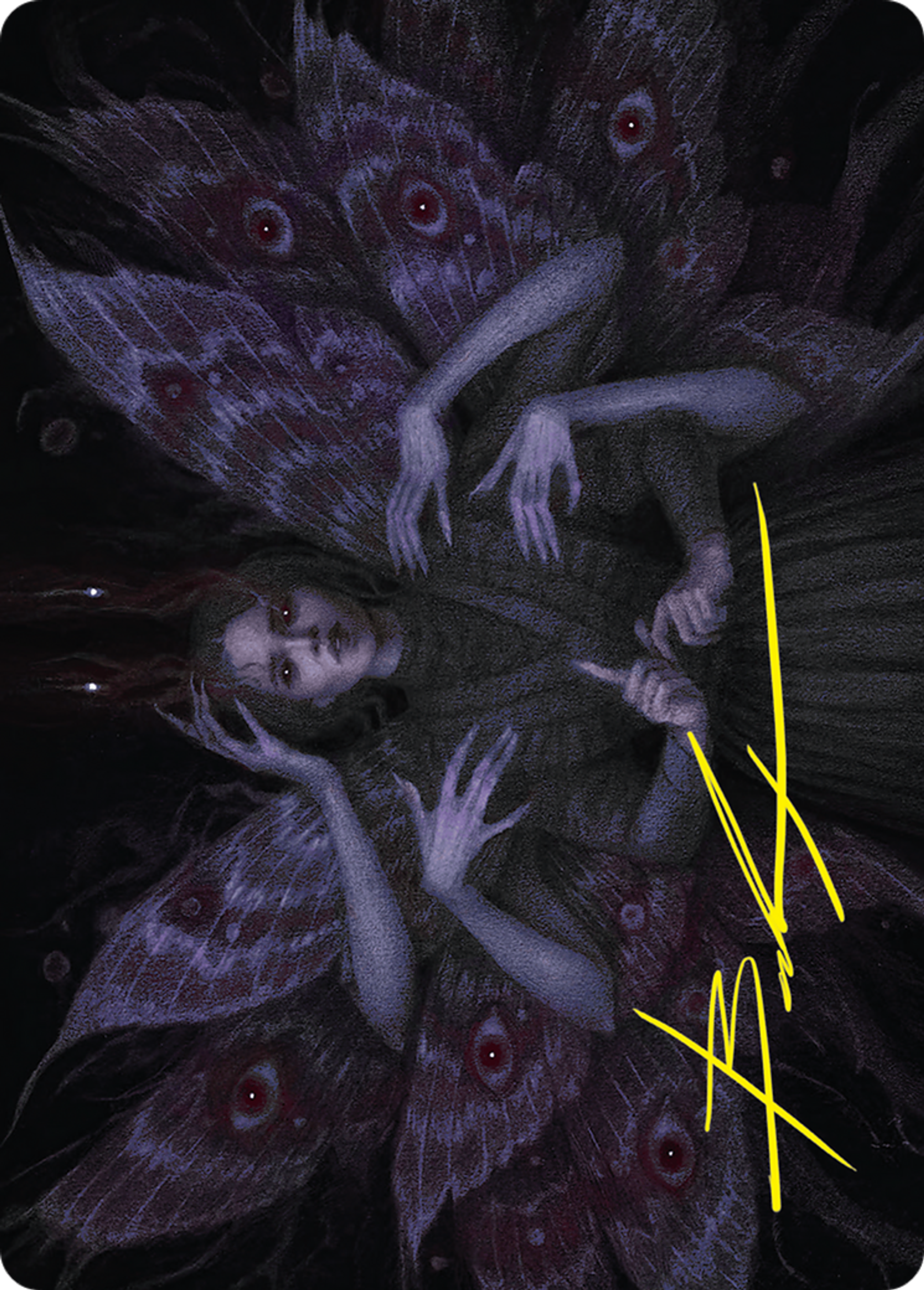 Demonic Counsel — Duskmourn: House of Horror Art Series — Magic: The Gathering