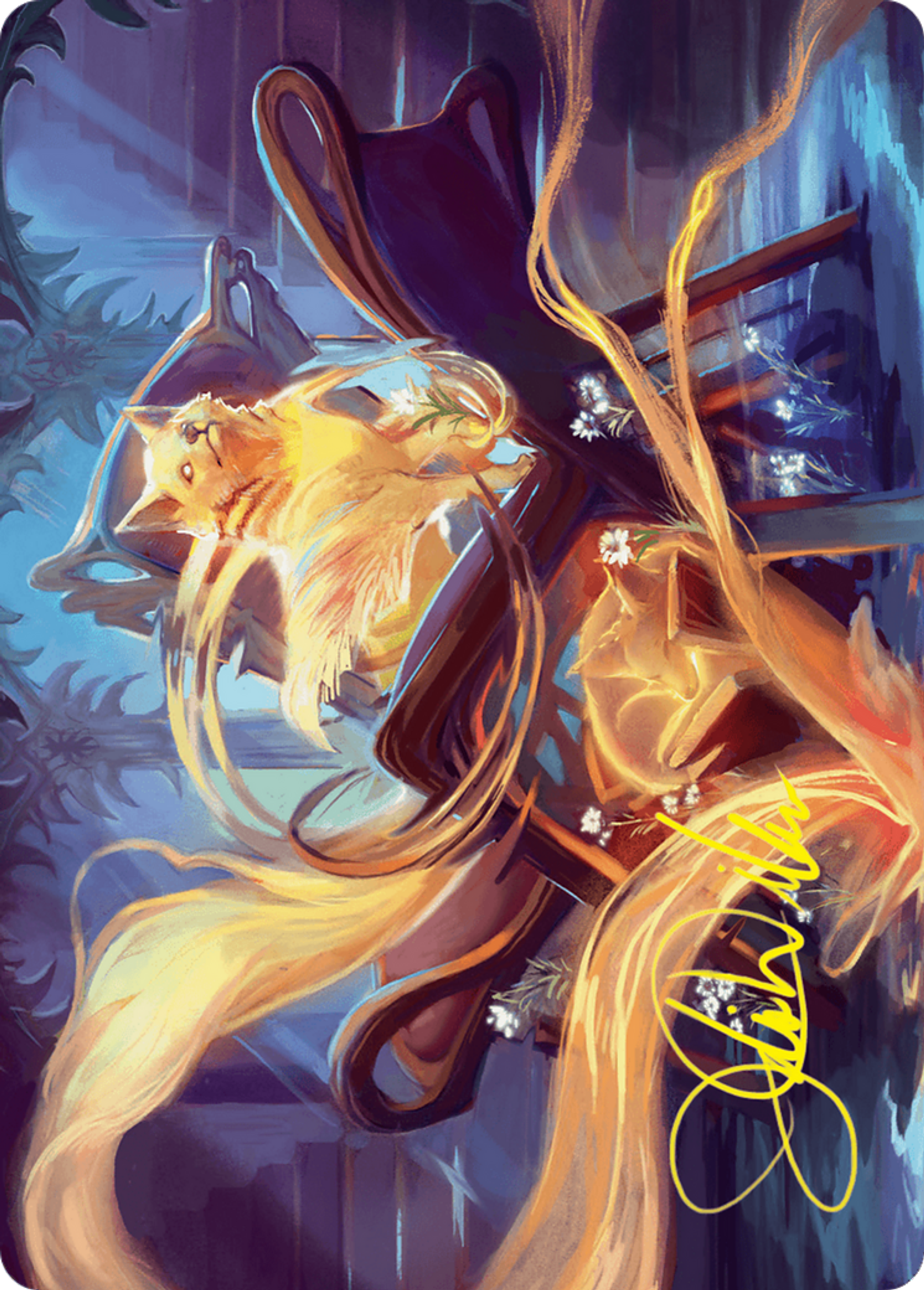 Inquisitive Glimmer — Duskmourn: House of Horror Art Series — Magic: The Gathering