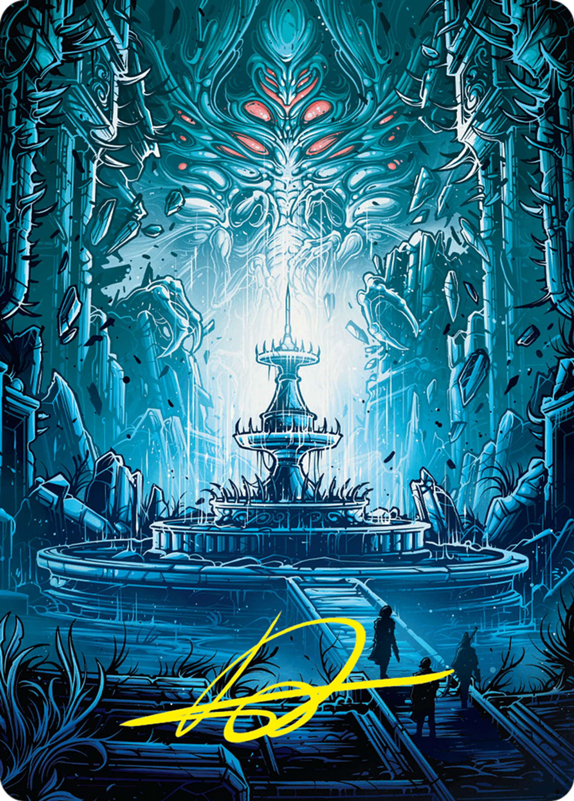 Island — Duskmourn: House of Horror Art Series — Magic: The Gathering