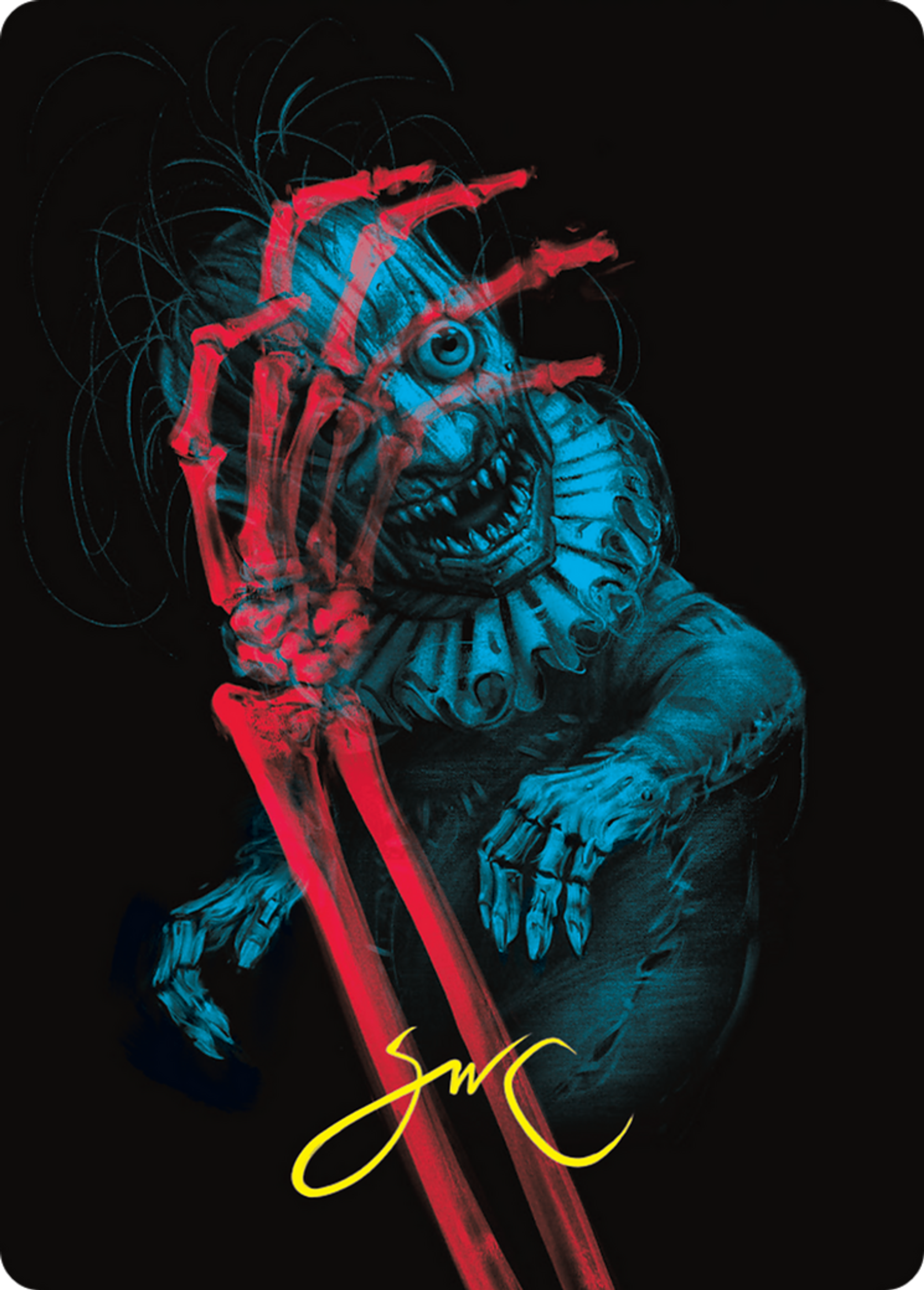Marvin, Murderous Mimic — Duskmourn: House of Horror Art Series — Magic: The Gathering