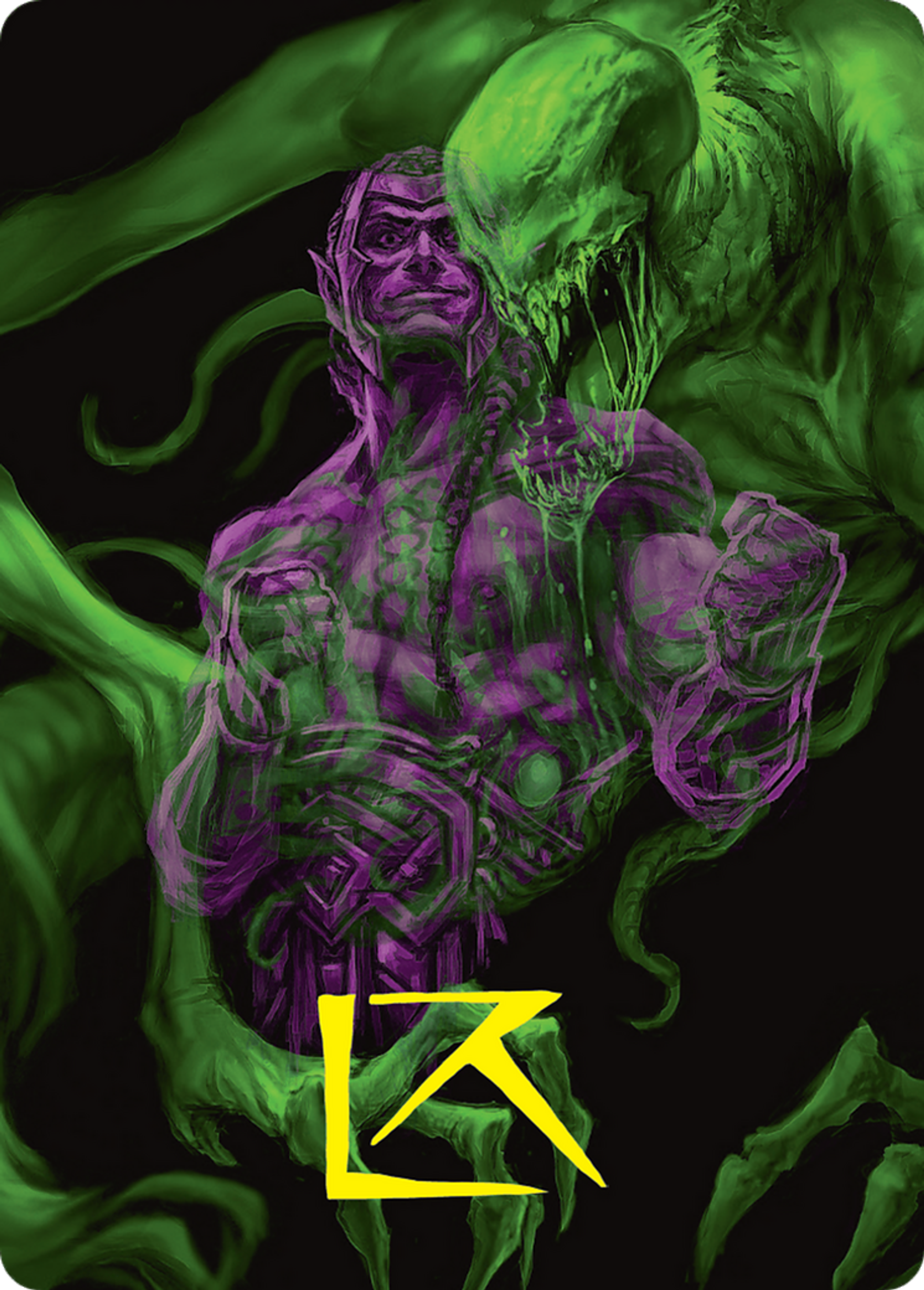 Tyvar, the Pummeler — Duskmourn: House of Horror Art Series — Magic: The Gathering