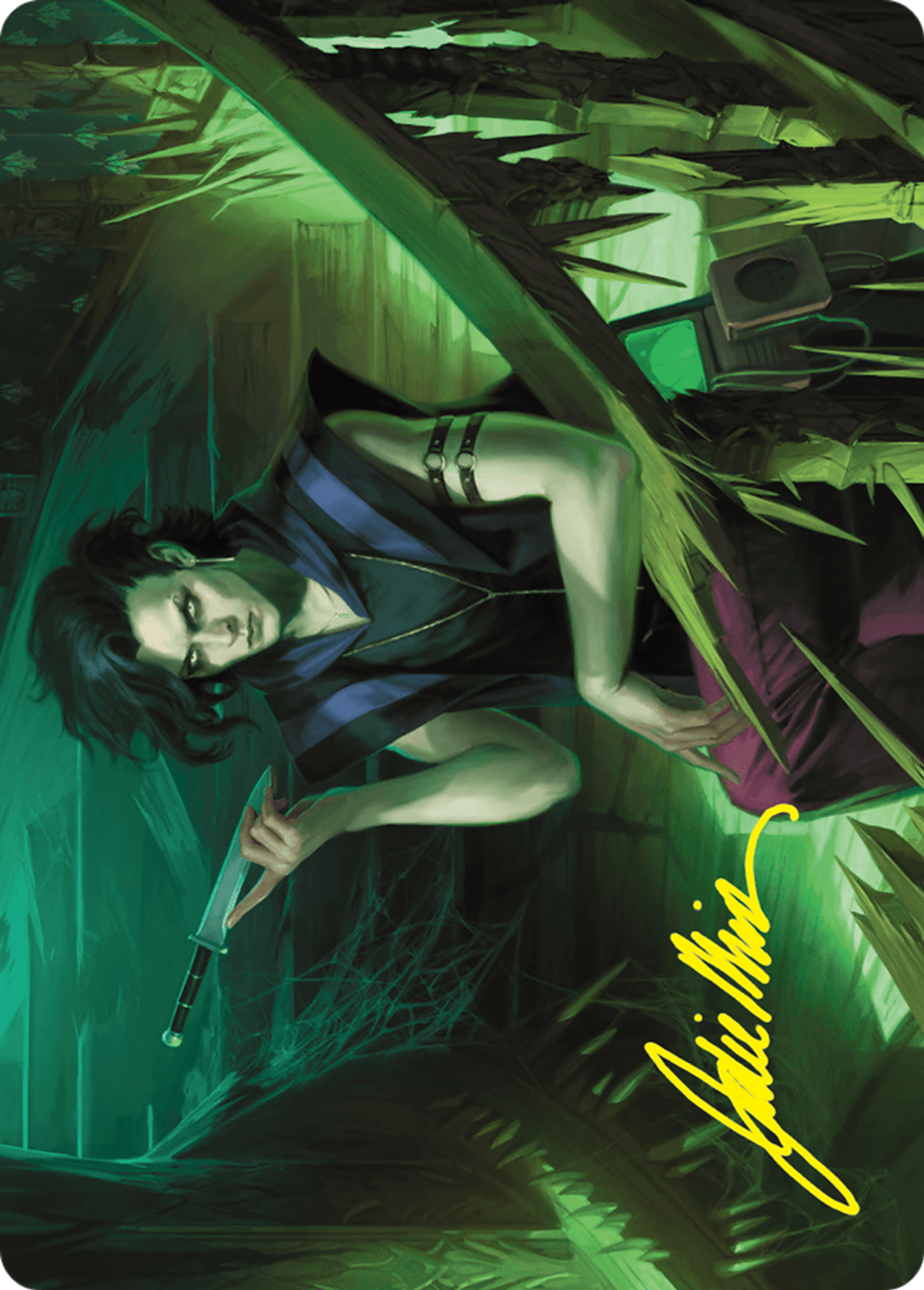 Winter, Misanthropic Guide — Duskmourn: House of Horror Art Series — Magic: The Gathering