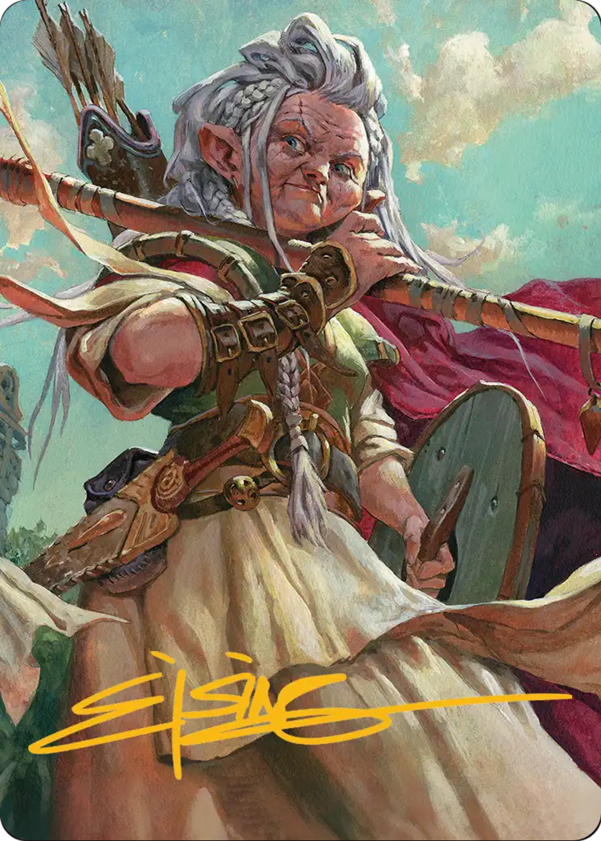 Brigid, Clachan's Heart — Lorwyn Eclipsed Art Series — Magic: The Gathering
