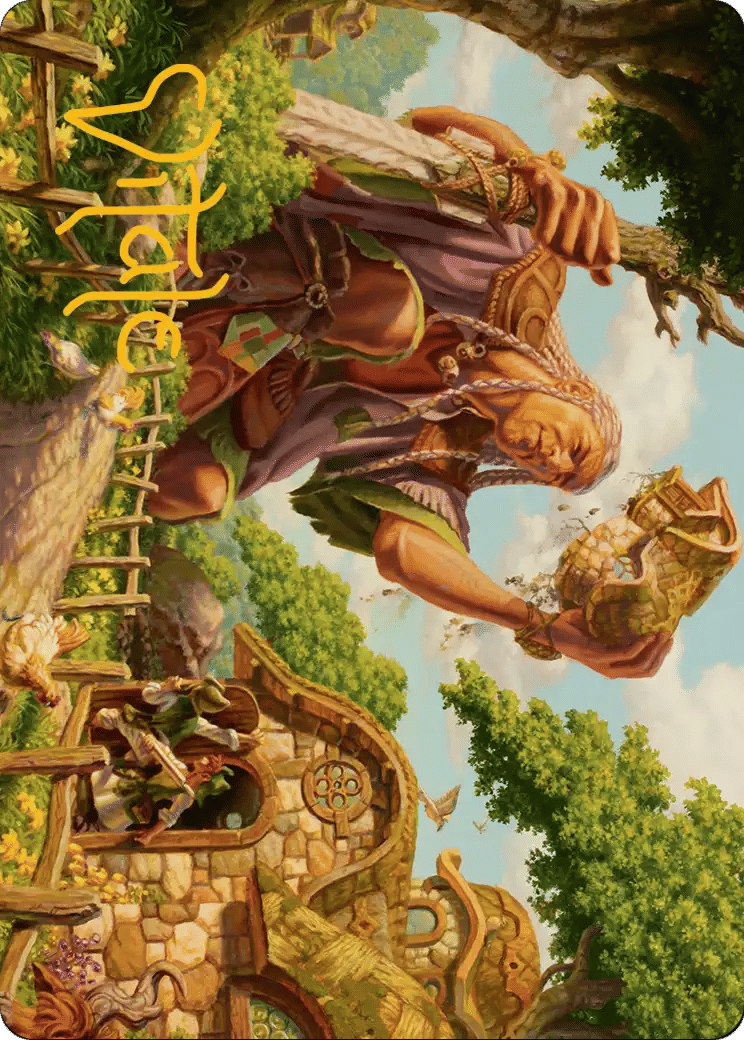 Curious Colossus — Lorwyn Eclipsed Art Series — Magic: The Gathering