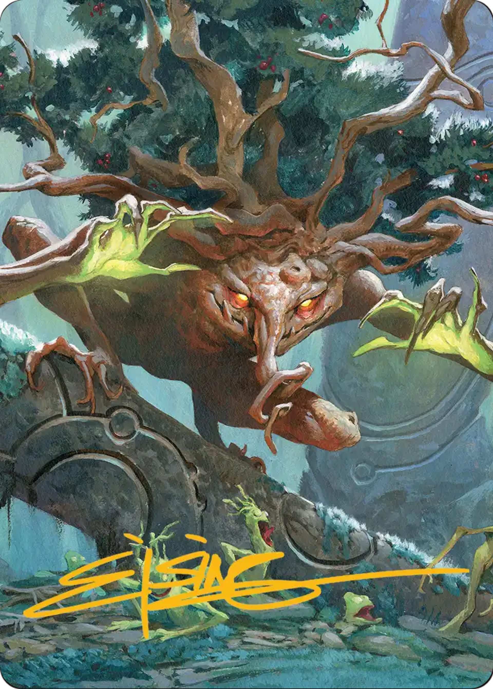 Ferrafor, Young Yew — Lorwyn Eclipsed Art Series — Magic: The Gathering