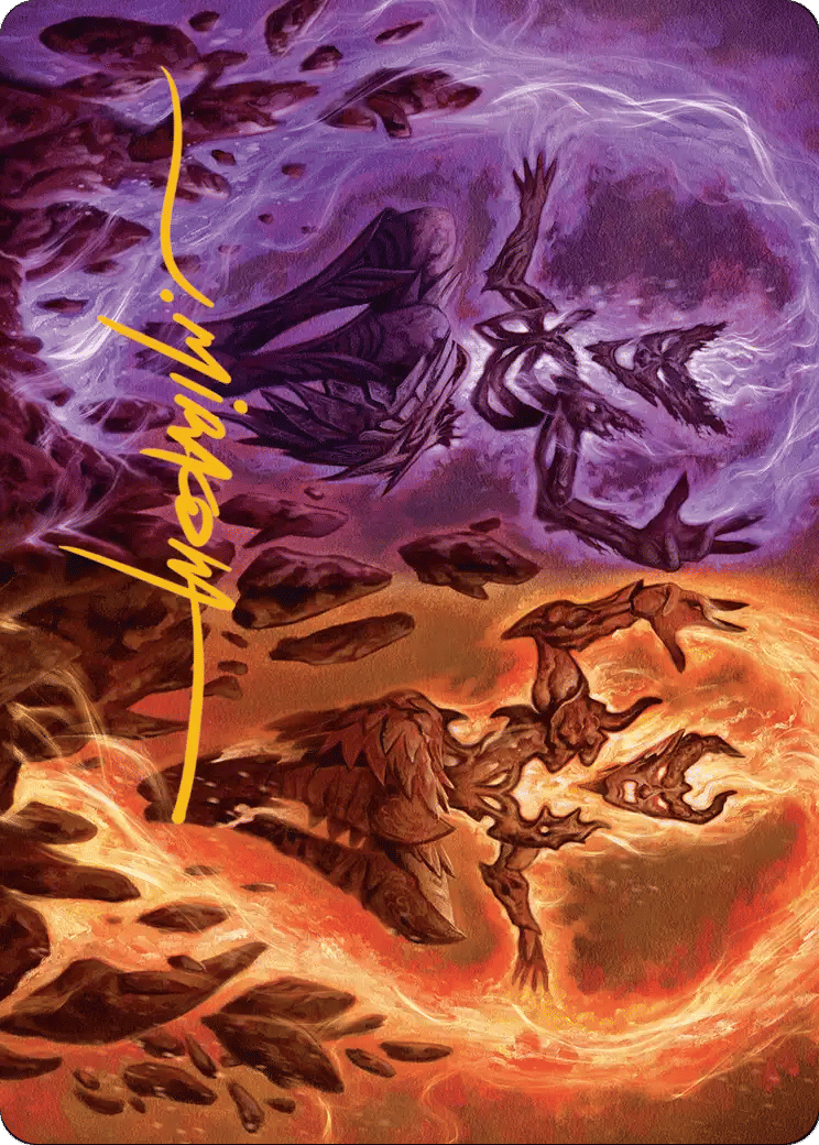Fire Covenant — Lorwyn Eclipsed Art Series — Magic: The Gathering