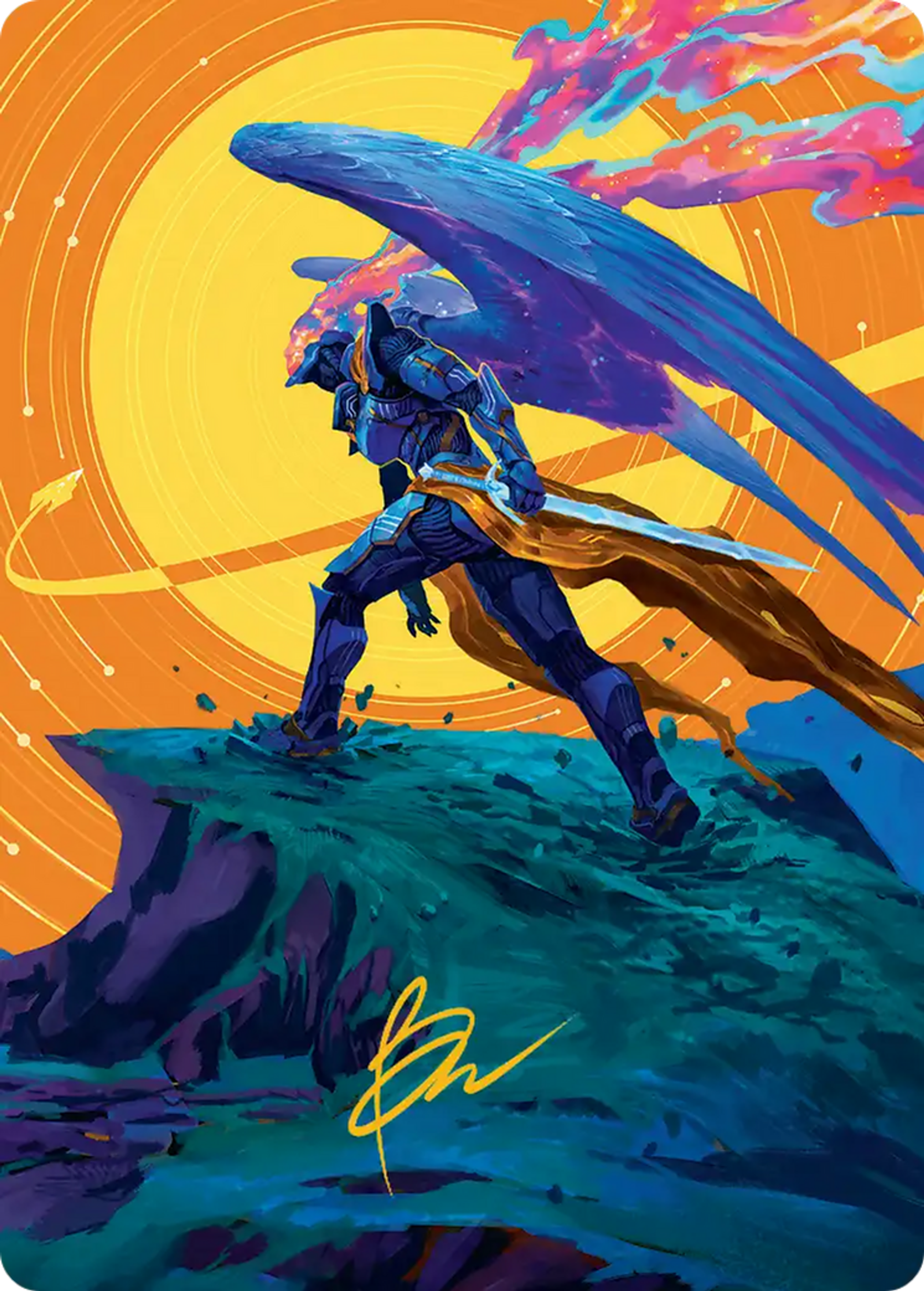Astelli Reclaimer — Edge of Eternities Art Series — Magic: The Gathering