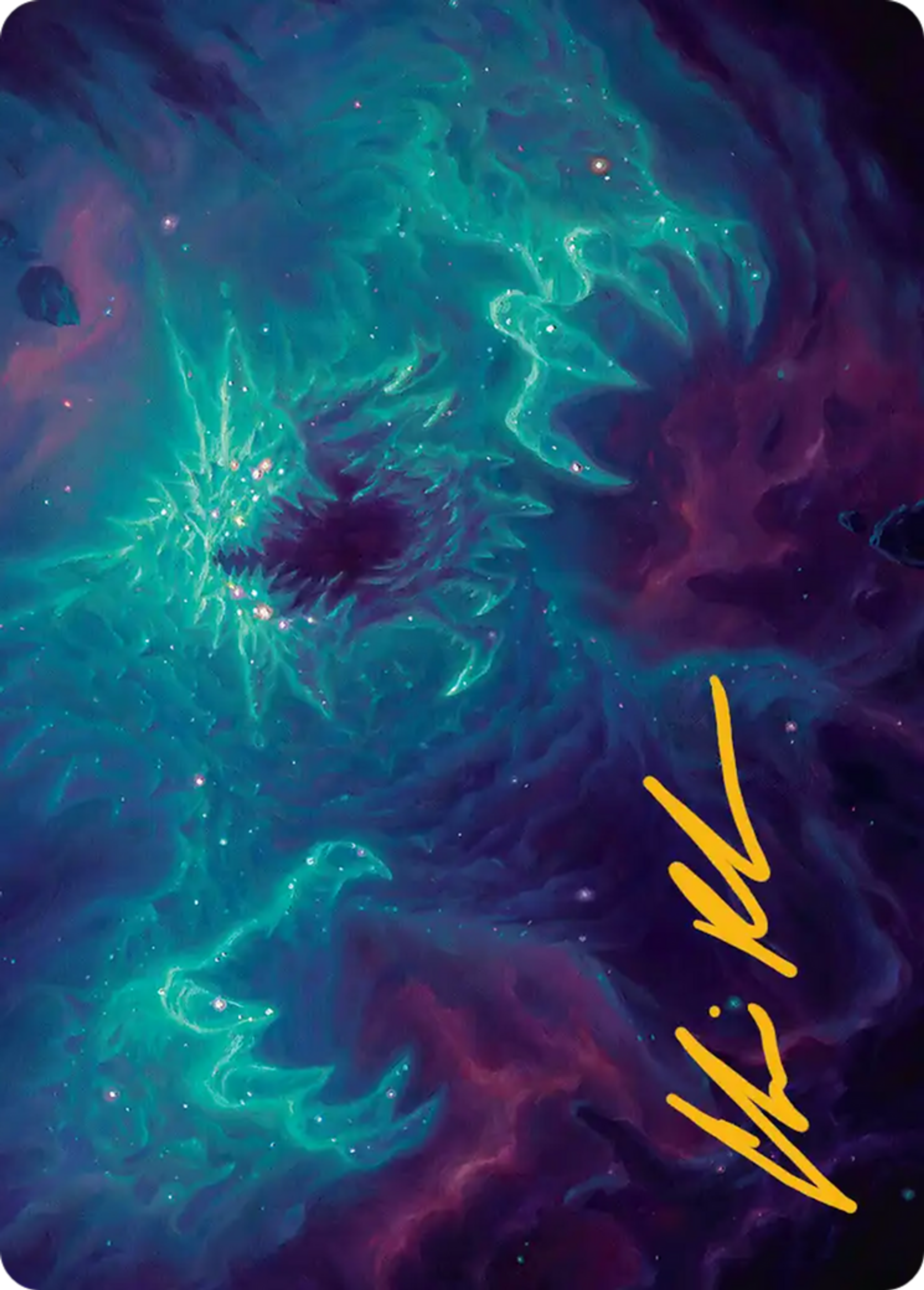 Cosmogoyf — Edge of Eternities Art Series — Magic: The Gathering