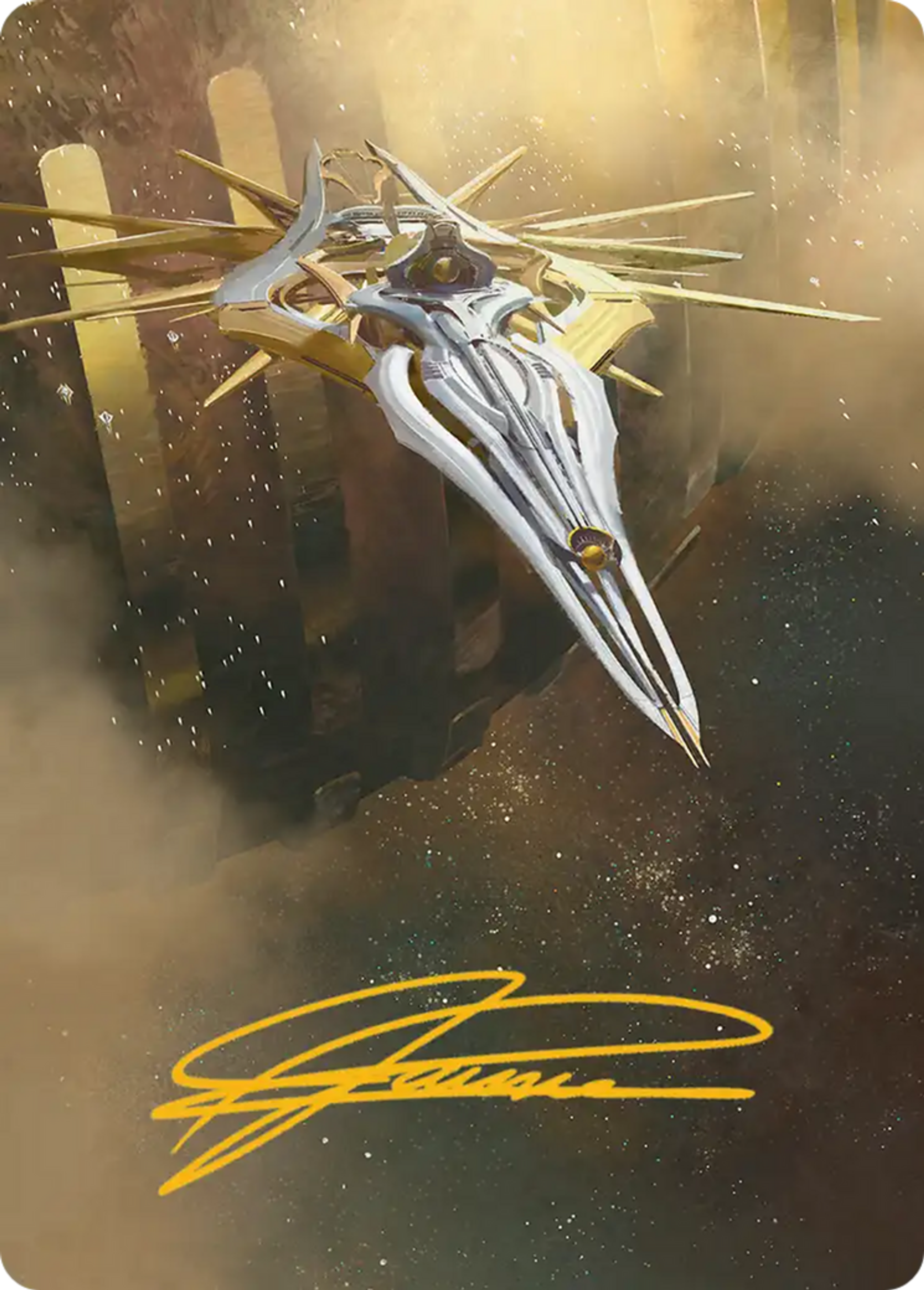 Dawnsire, Sunstar Dreadnought — Edge of Eternities Art Series — Magic: The Gathering