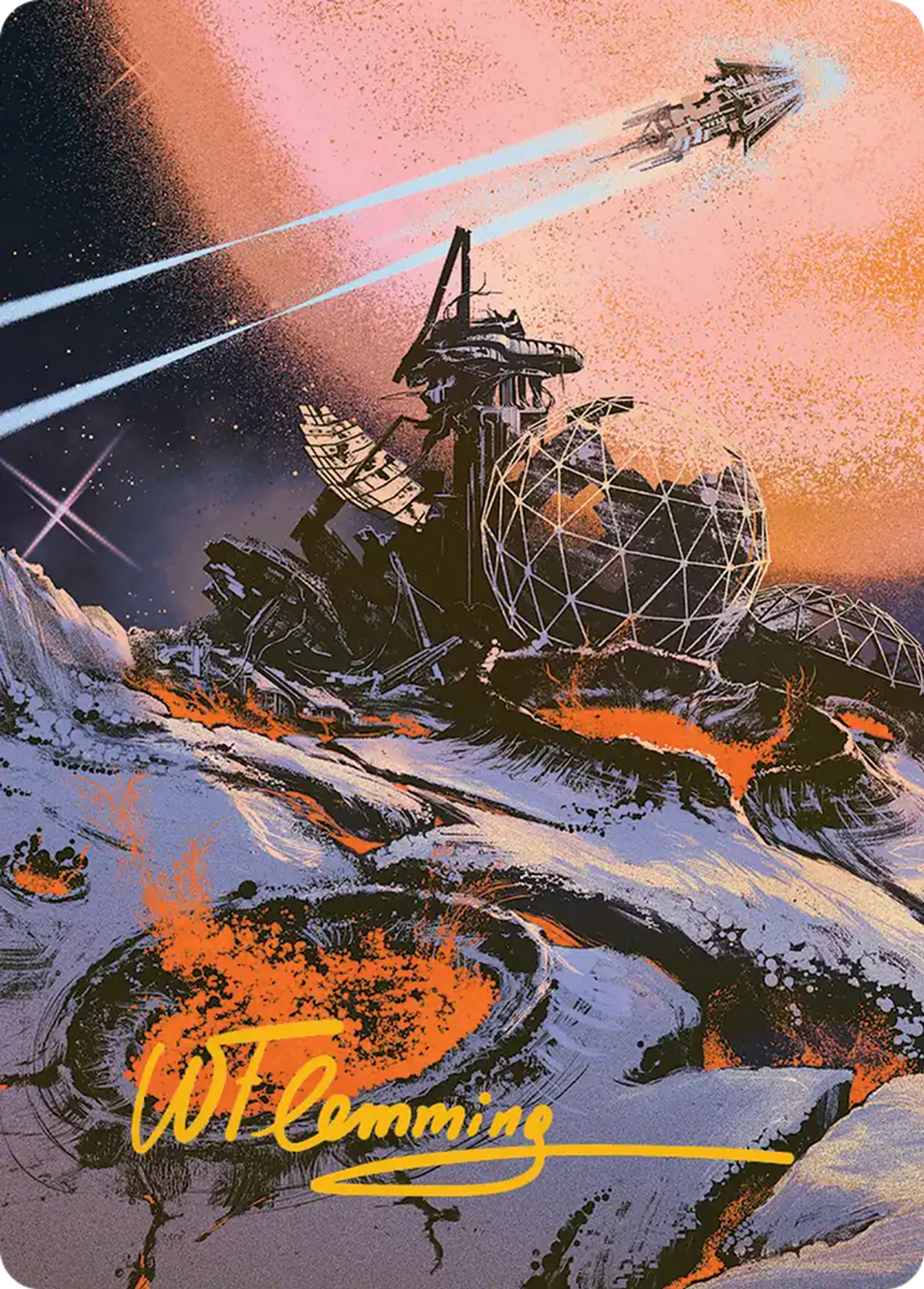 Petrified Field — Edge of Eternities Art Series — Magic: The Gathering