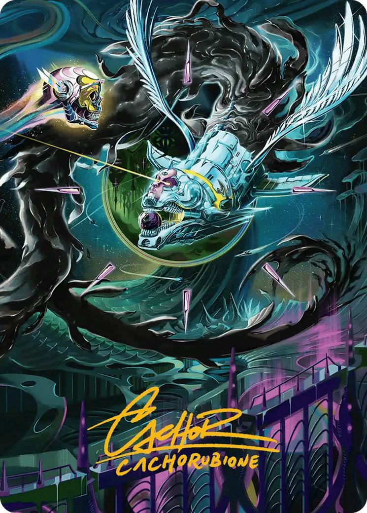 Quantum Riddler — Edge of Eternities Art Series — Magic: The Gathering
