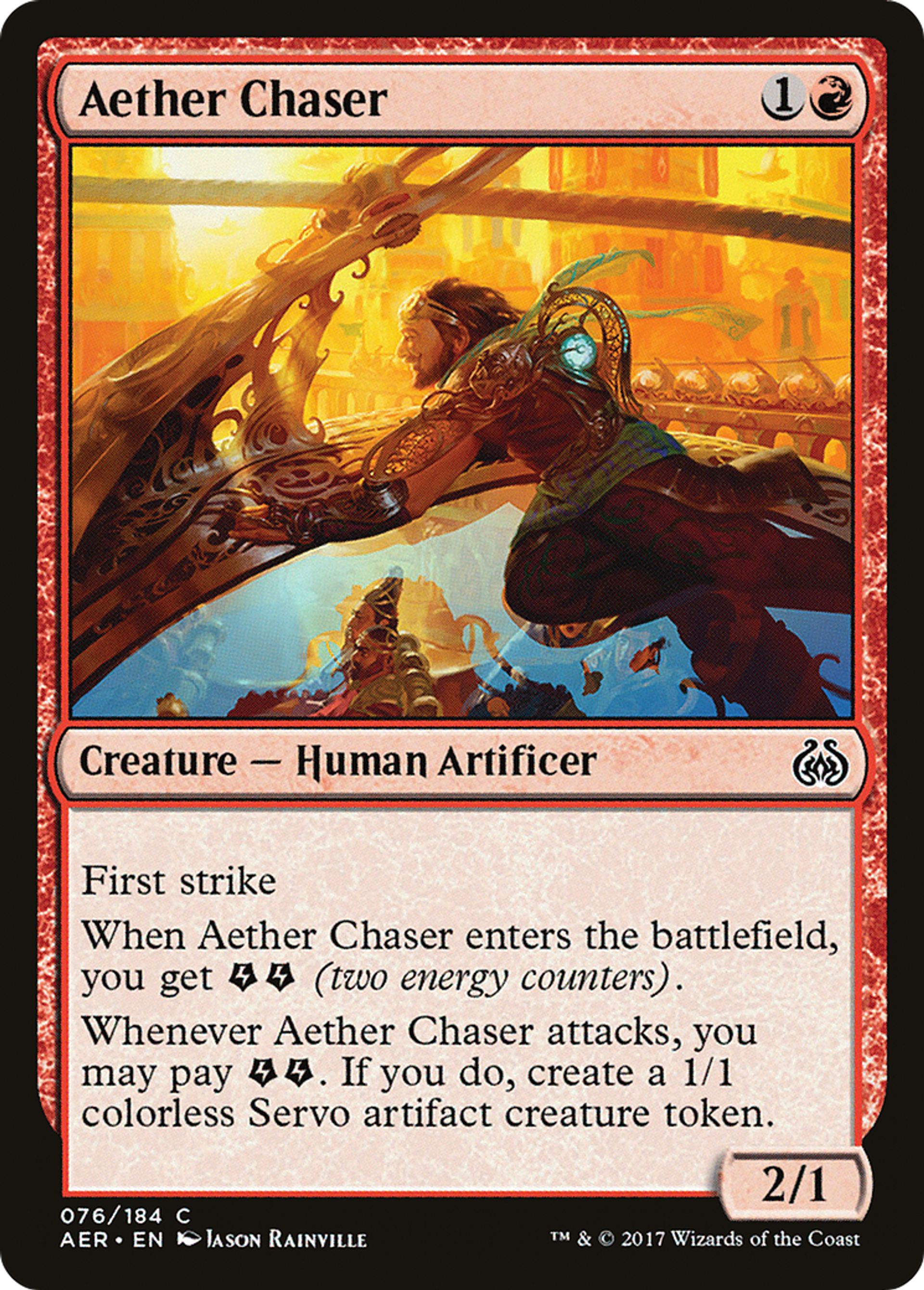 Aether Chaser — Aether Revolt — Magic: The Gathering