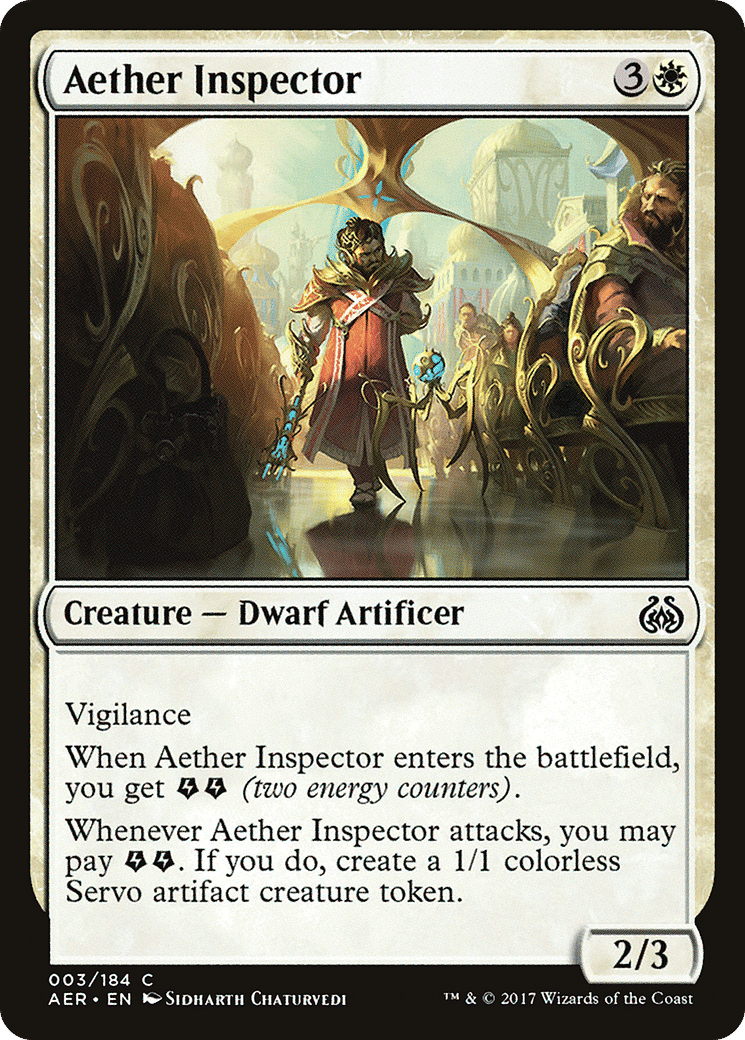 Aether Inspector — Aether Revolt — Magic: The Gathering