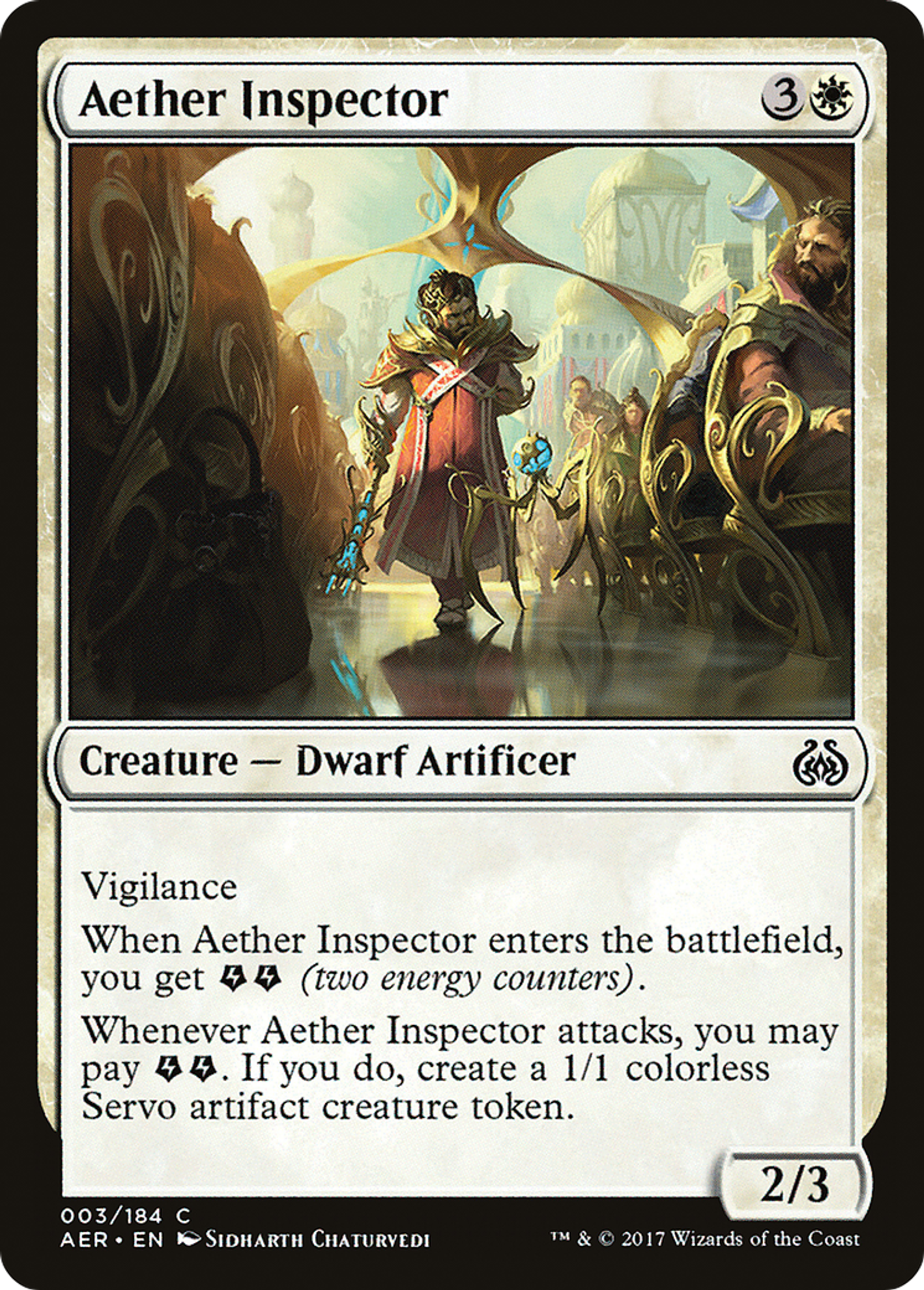 Aether Inspector — Aether Revolt — Magic: The Gathering