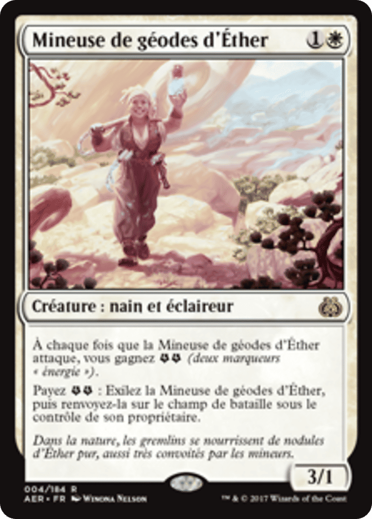 Mineuse de géodes d'Éther — Aether Revolt — Magic: The Gathering