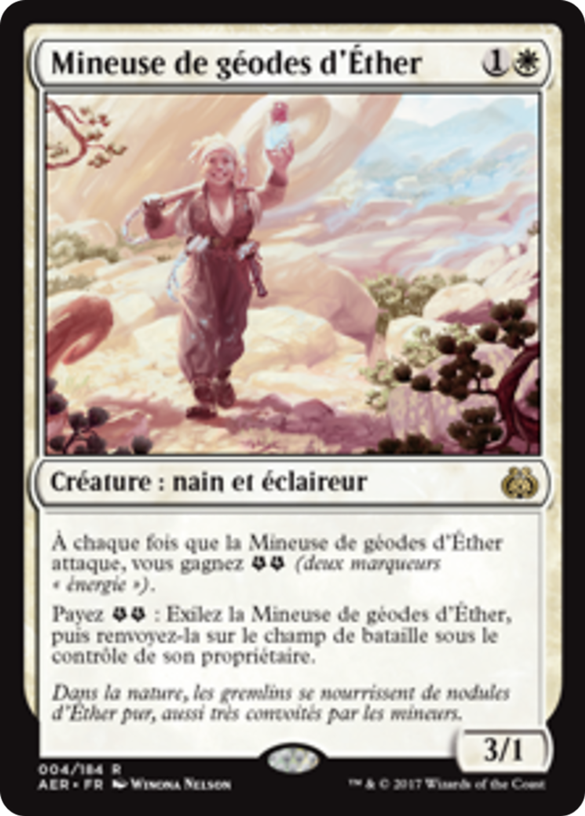 Mineuse de géodes d'Éther — Aether Revolt — Magic: The Gathering