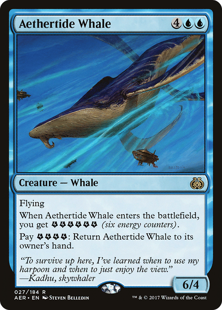 Aethertide Whale — Aether Revolt — Magic: The Gathering