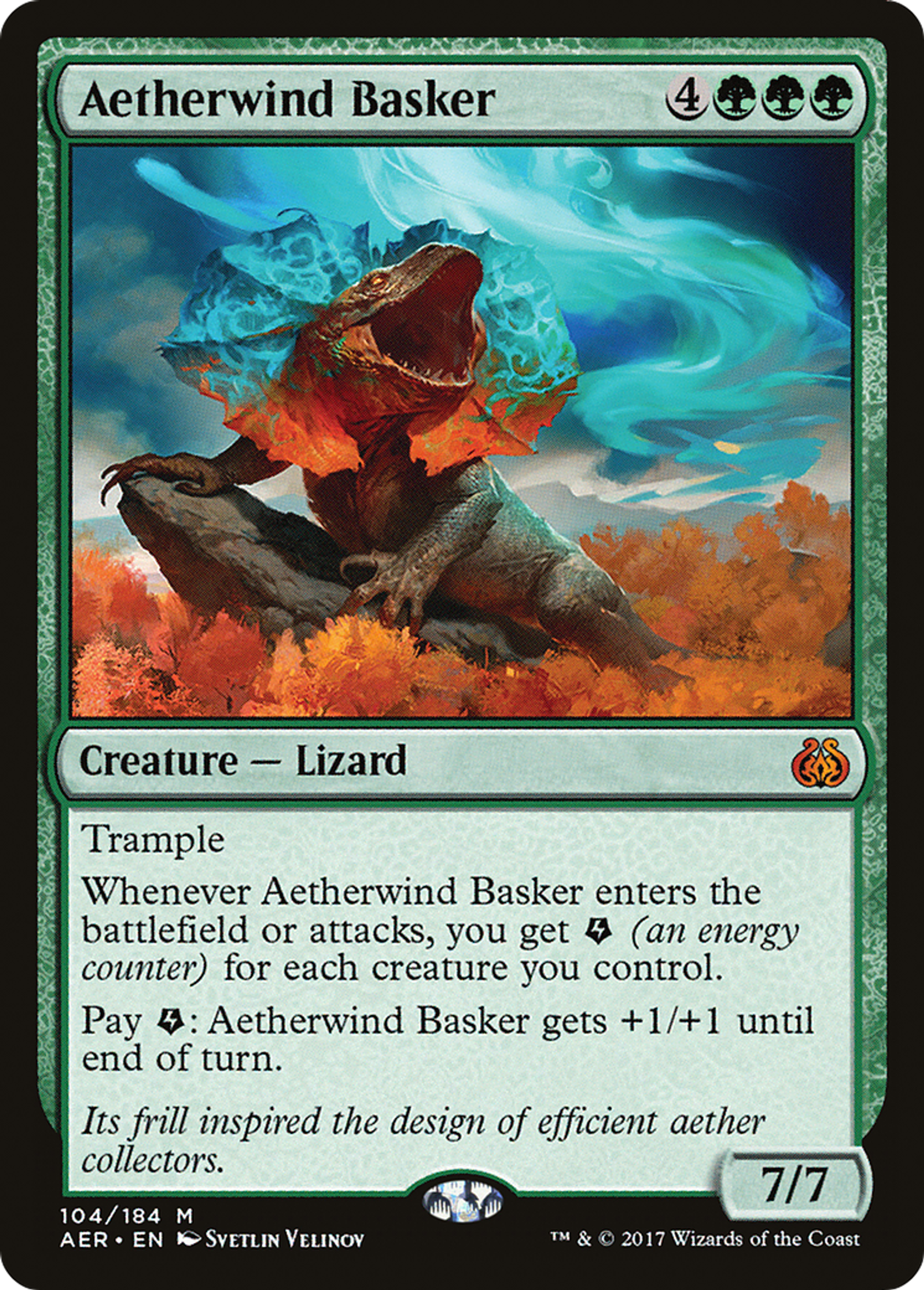 Aetherwind Basker — Aether Revolt — Magic: The Gathering