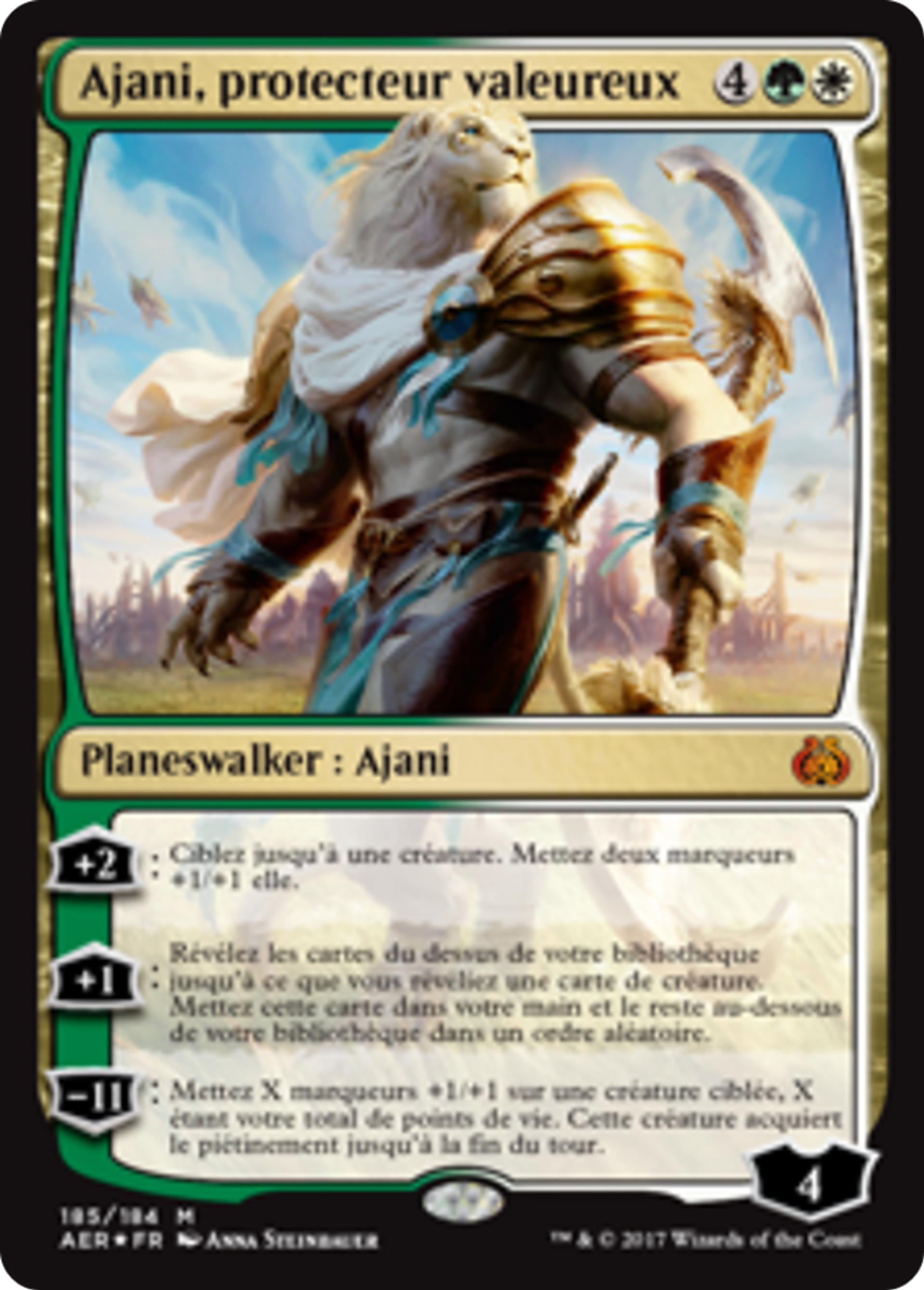Ajani, protecteur valeureux — Aether Revolt — Magic: The Gathering