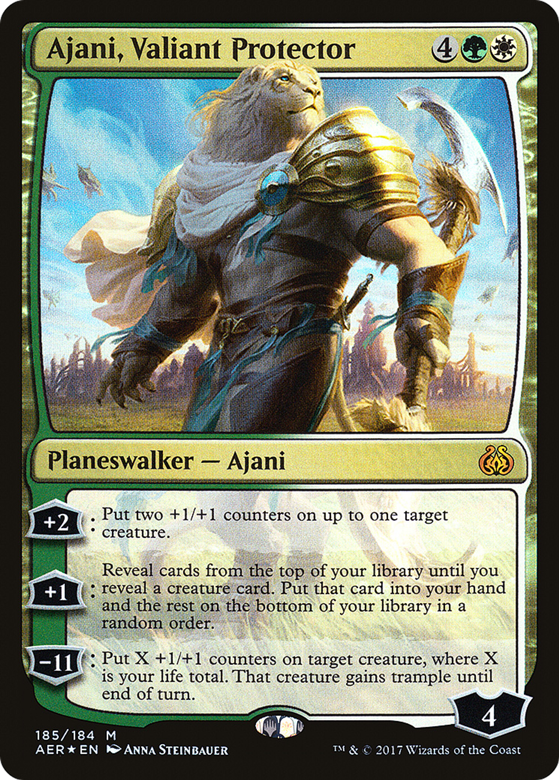 Ajani, Valiant Protector — Aether Revolt — Magic: The Gathering