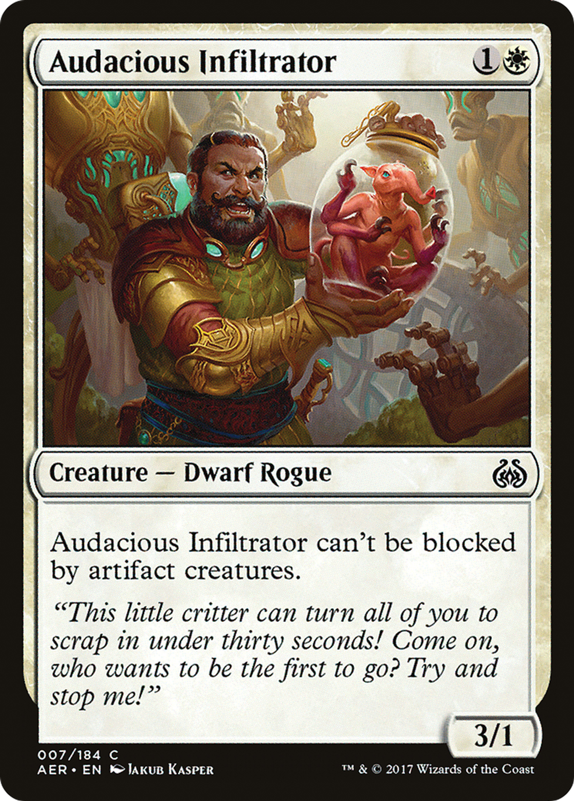 Infiltrateur audacieux — Aether Revolt — Magic: The Gathering