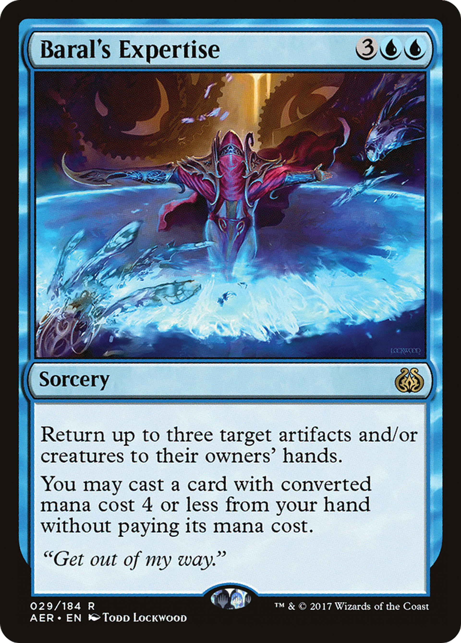 Baral's Expertise — Aether Revolt — Magic: The Gathering