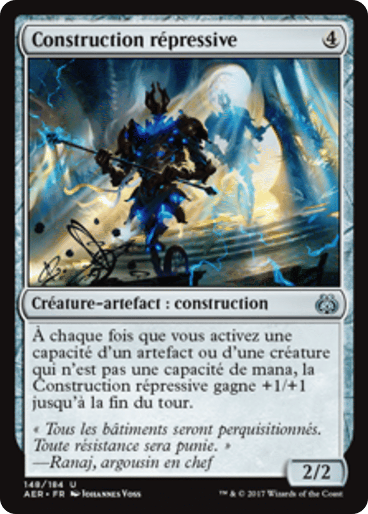 Construction répressive — Aether Revolt — Magic: The Gathering