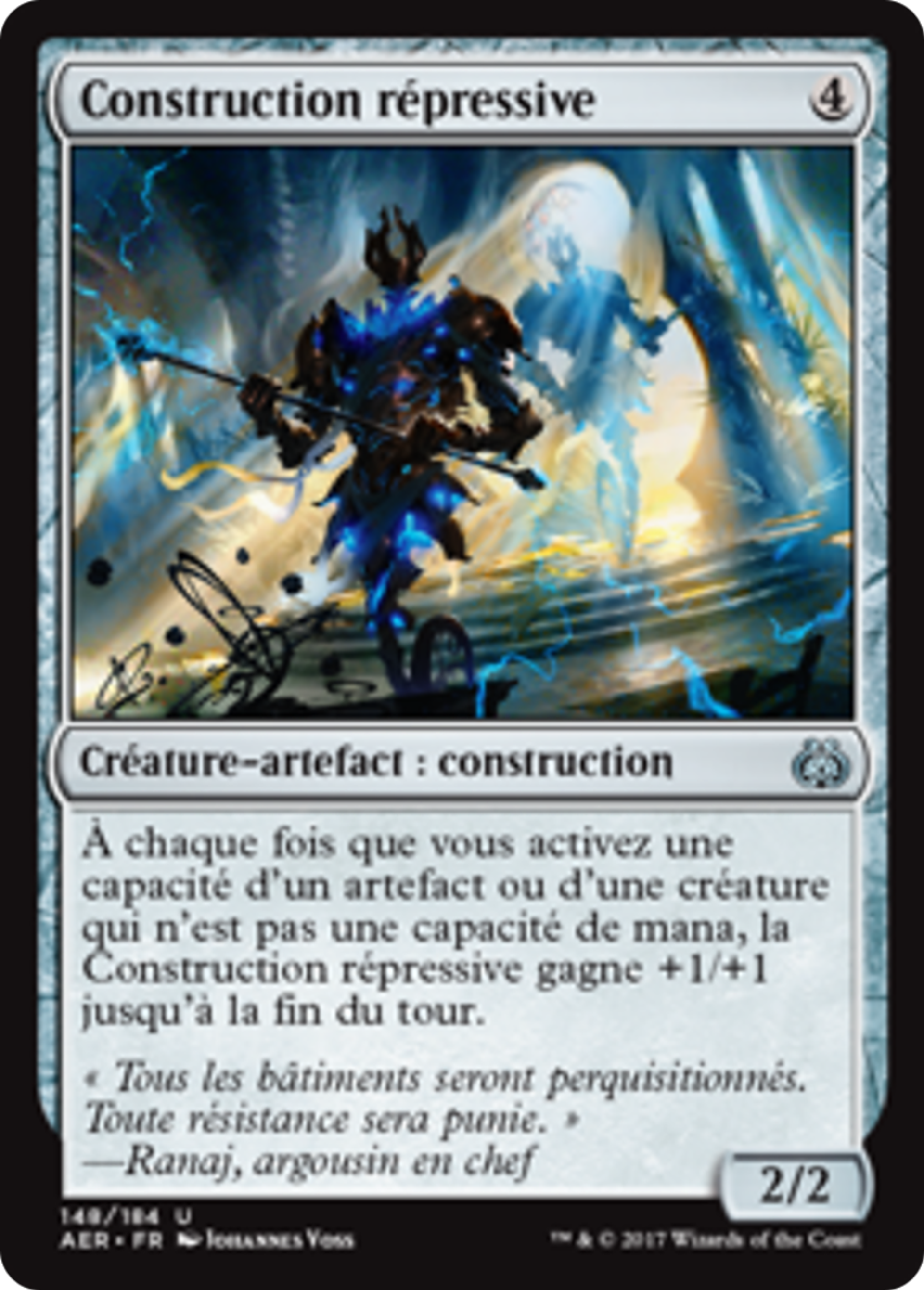 Construction répressive — Aether Revolt — Magic: The Gathering