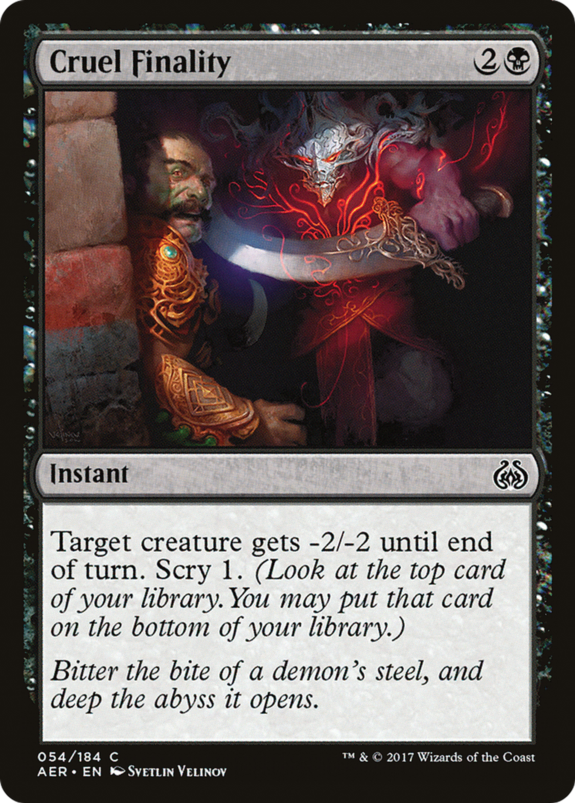 Cruel Finality — Aether Revolt — Magic: The Gathering