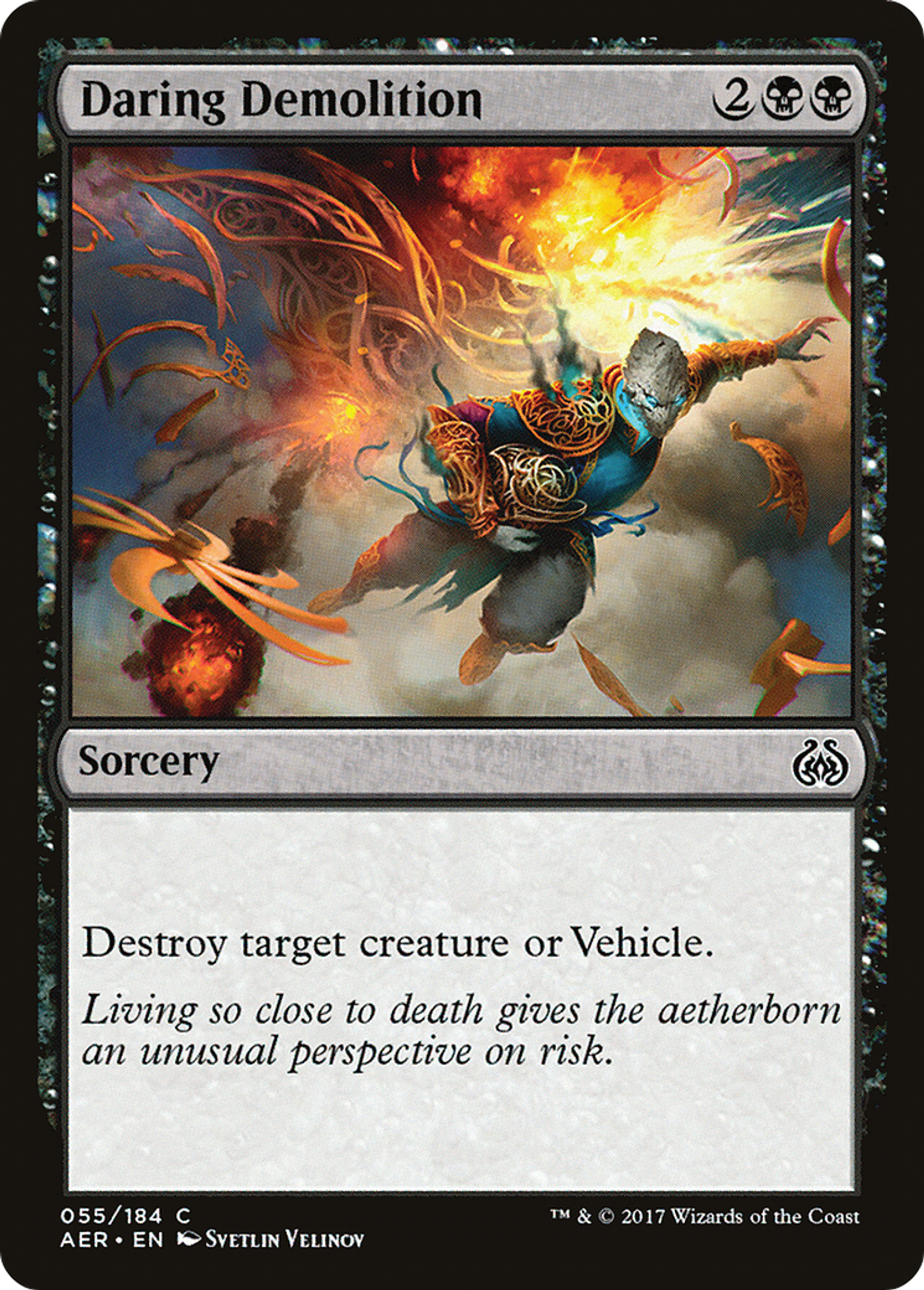 Daring Demolition — Aether Revolt — Magic: The Gathering