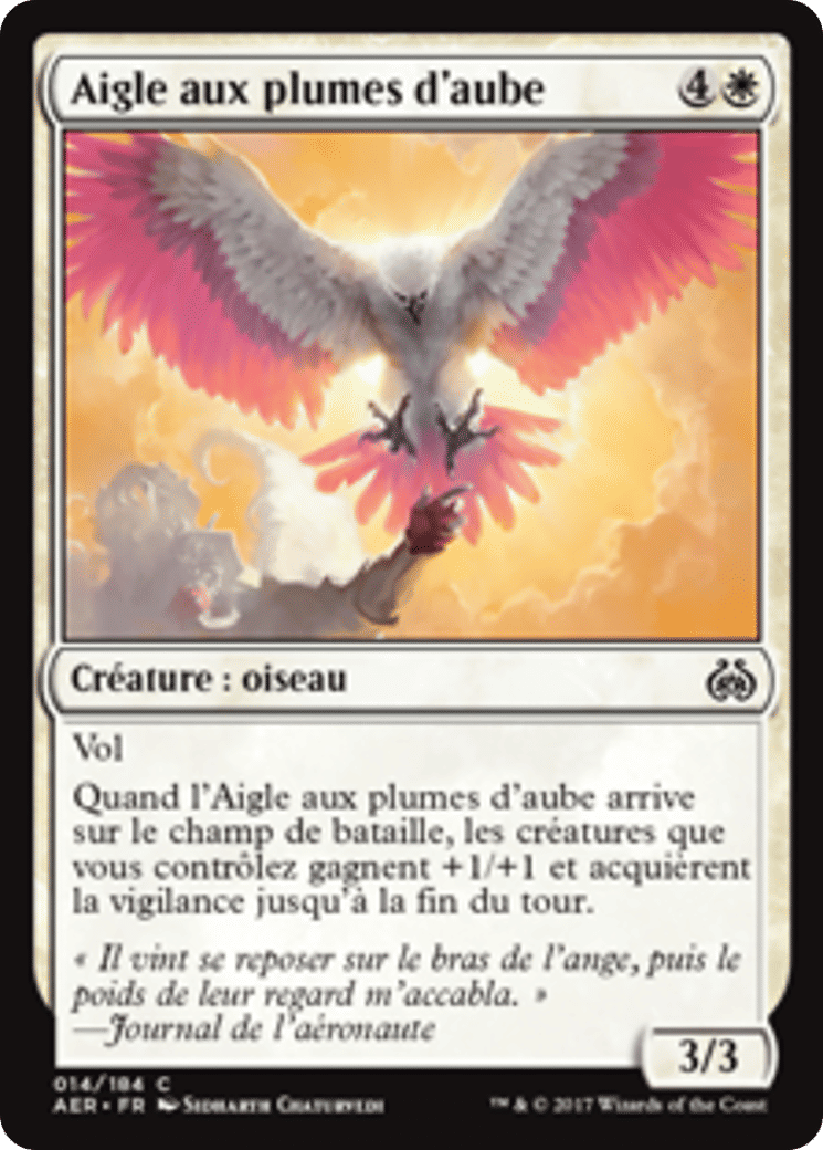 Aigle aux plumes d'aube — Aether Revolt — Magic: The Gathering