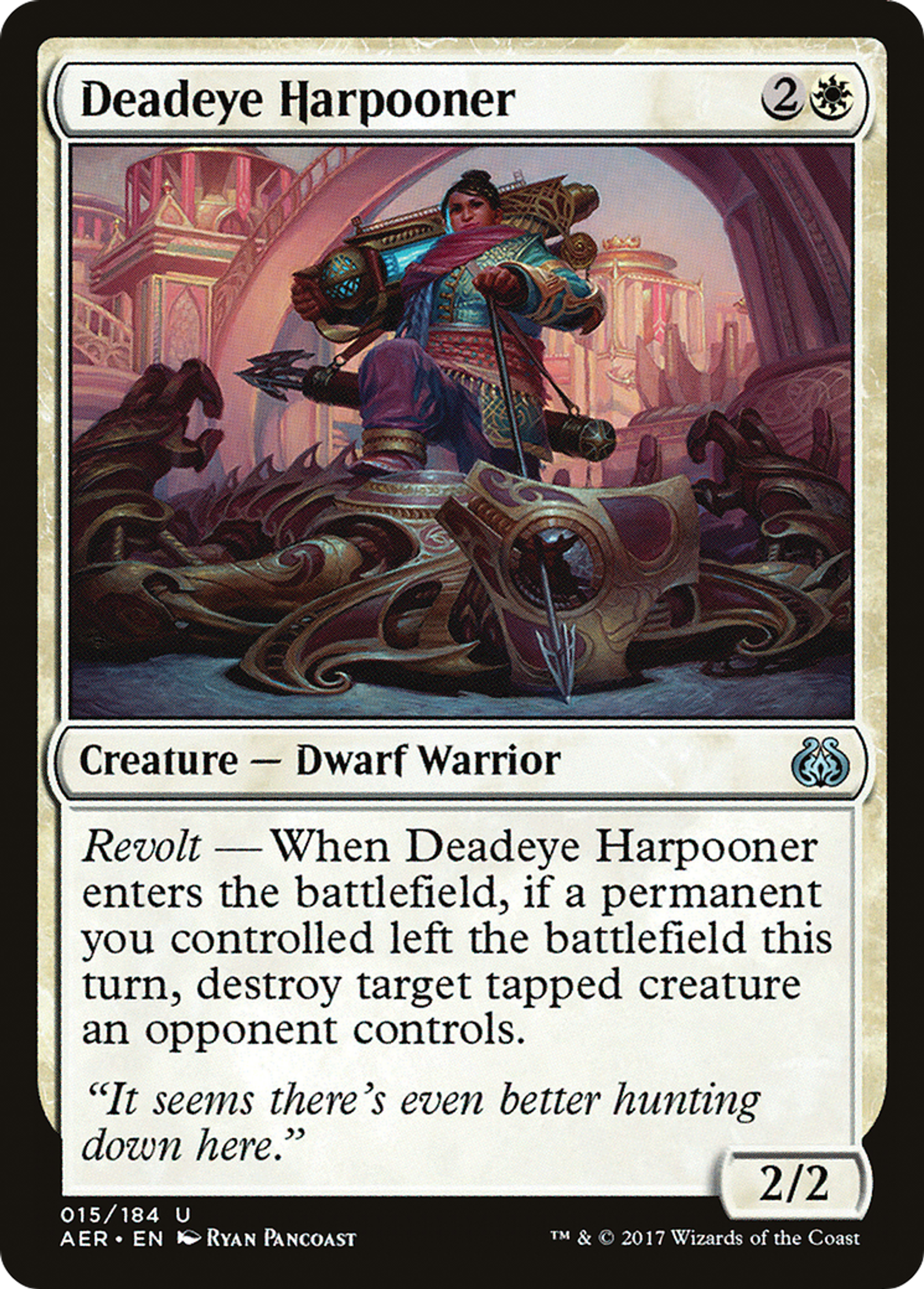 Harponneuse d'élite — Aether Revolt — Magic: The Gathering