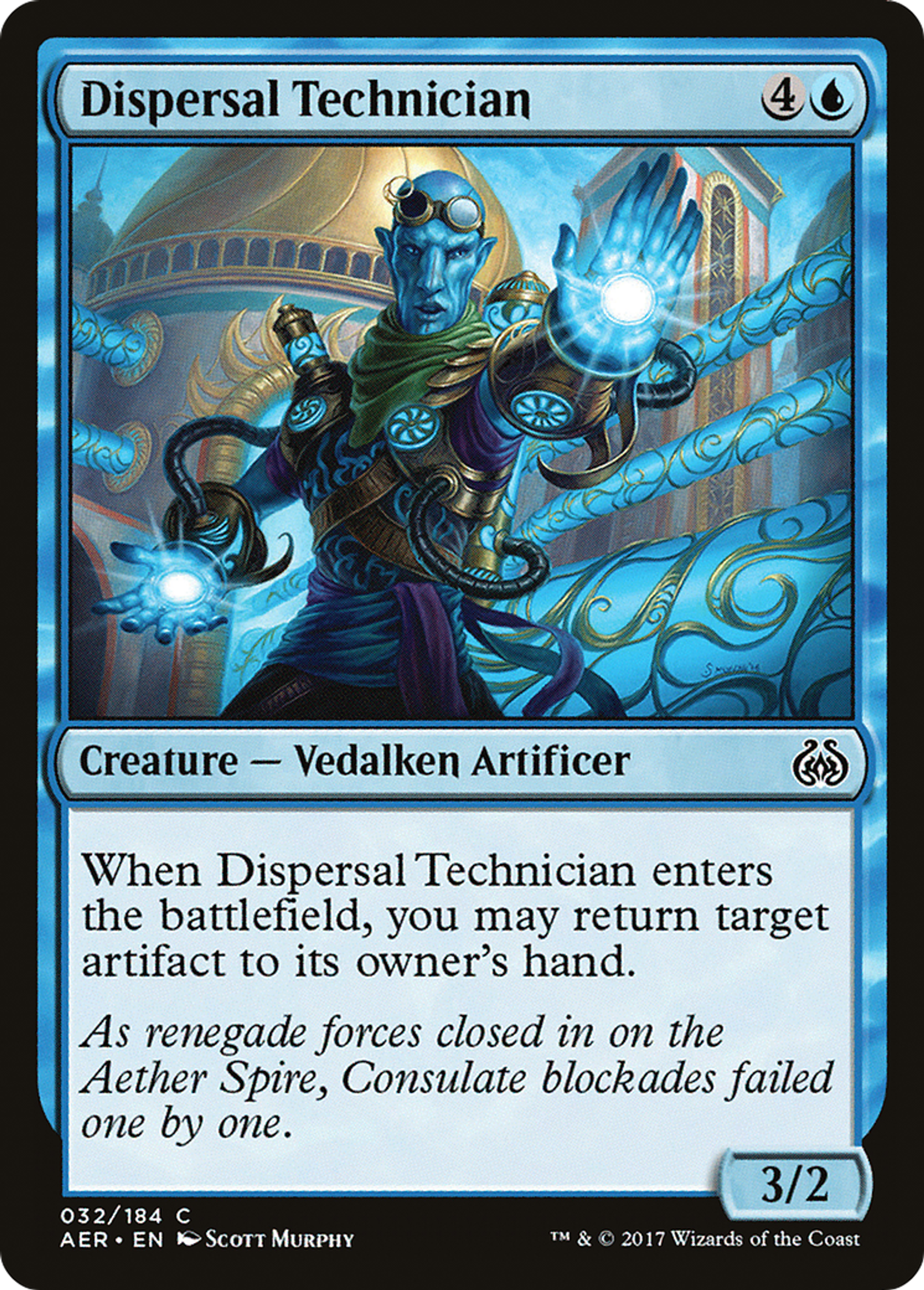 Dispersal Technician — Aether Revolt — Magic: The Gathering