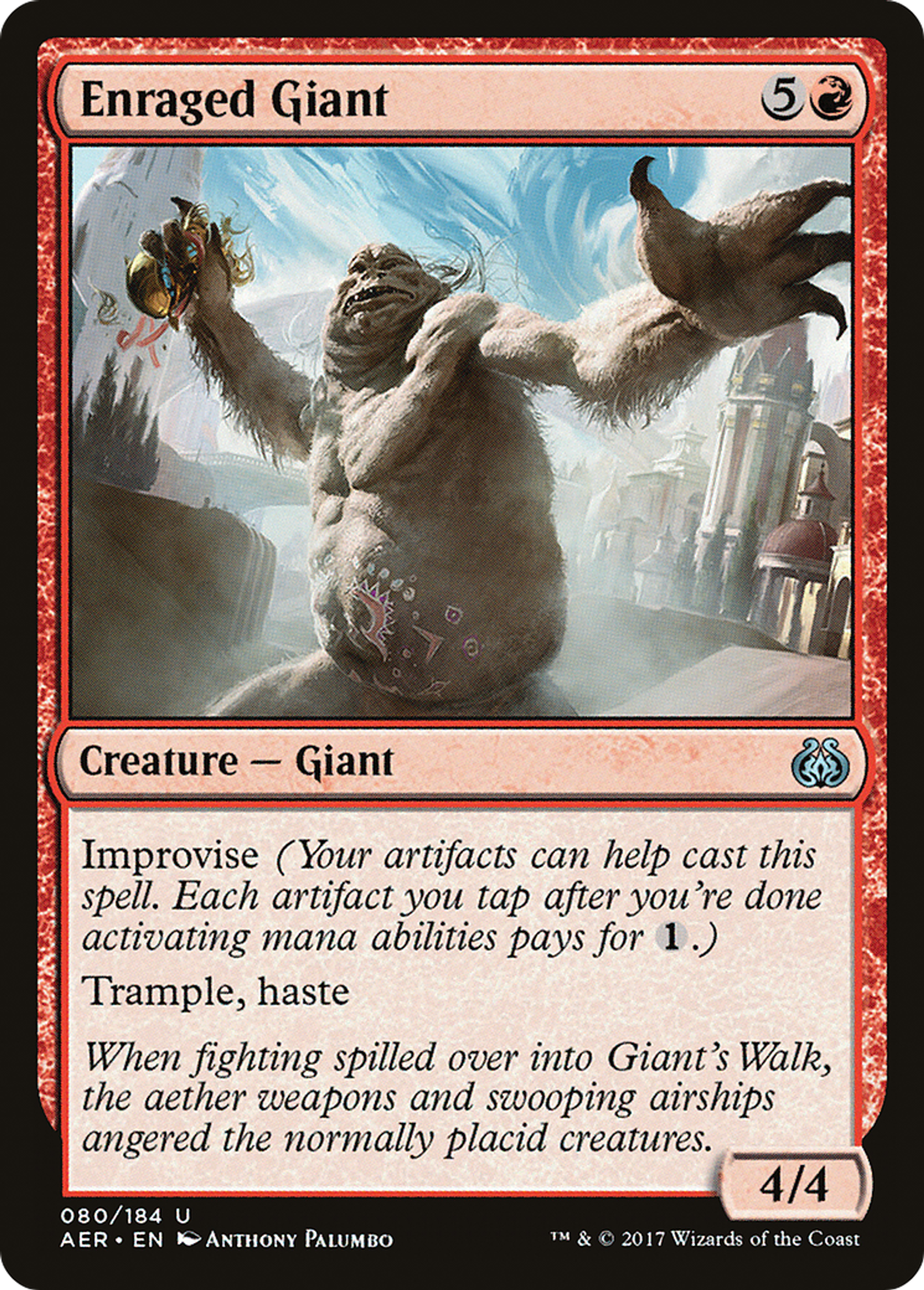 Enraged Giant — Aether Revolt — Magic: The Gathering