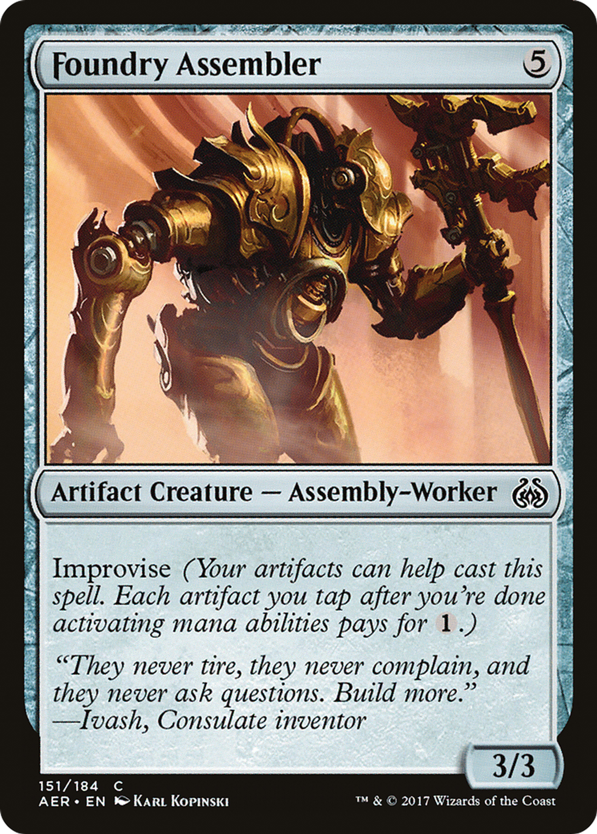 Foundry Assembler — Aether Revolt — Magic: The Gathering