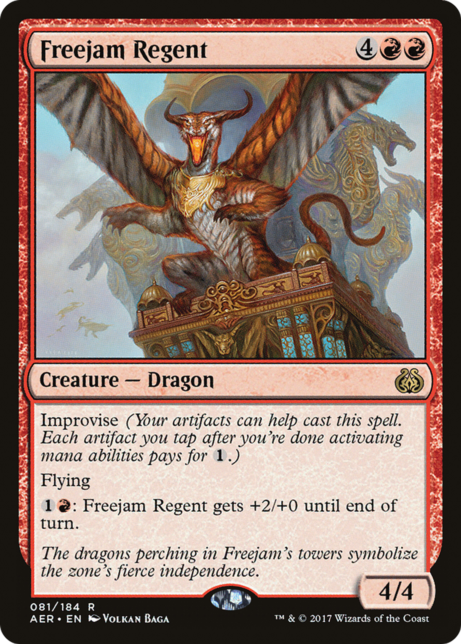 Freejam Regent — Aether Revolt — Magic: The Gathering