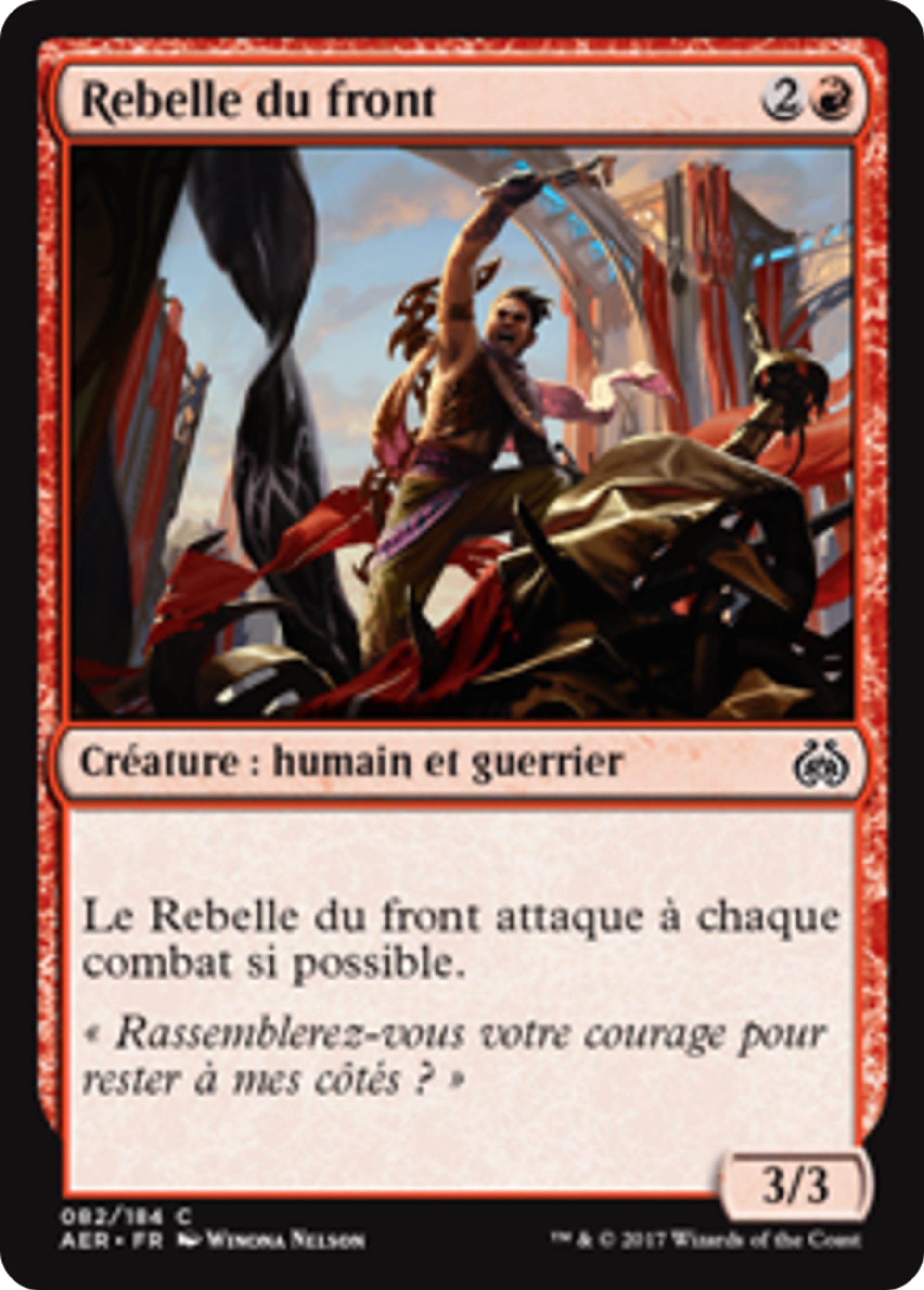 Rebelle du front — Aether Revolt — Magic: The Gathering