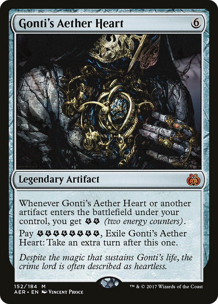 Gonti's Aether Heart — Aether Revolt — Magic: The Gathering