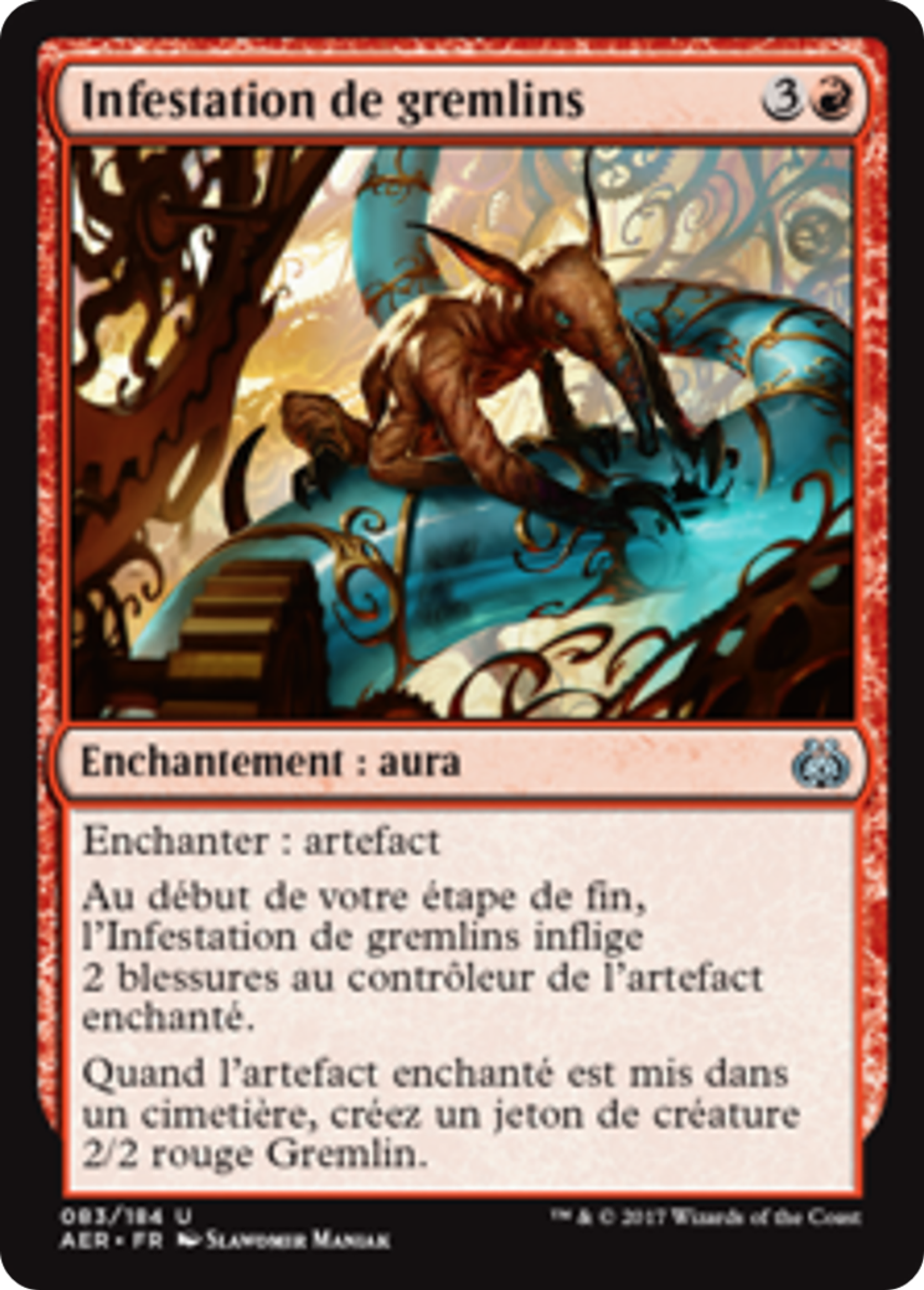 Infestation de gremlins — Aether Revolt — Magic: The Gathering