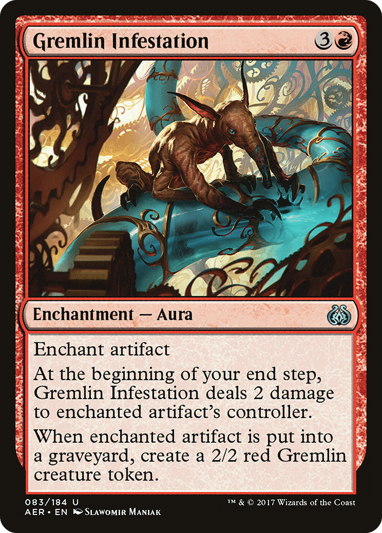 Infestation de gremlins — Aether Revolt — Magic: The Gathering