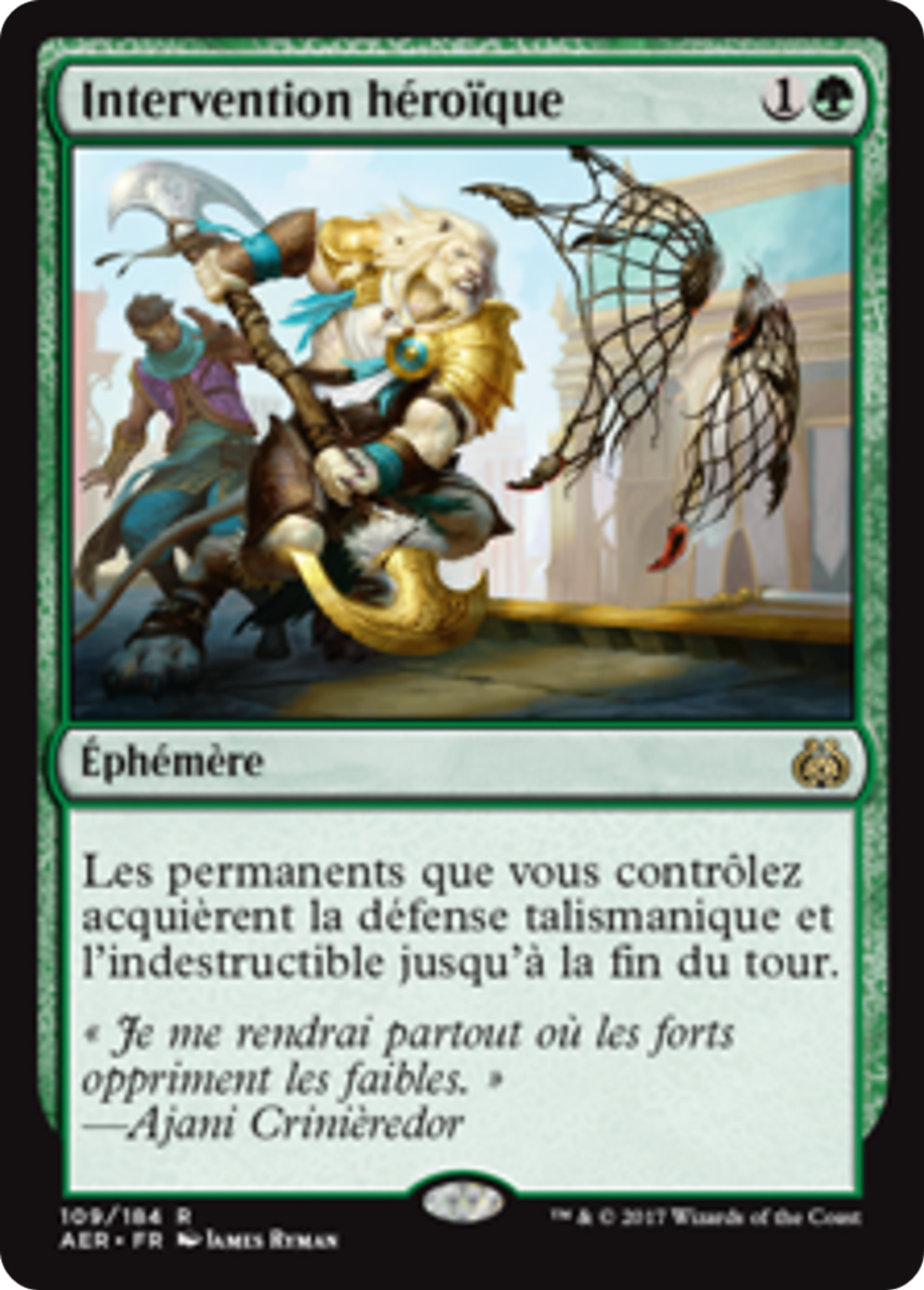 Intervention héroïque — Aether Revolt — Magic: The Gathering